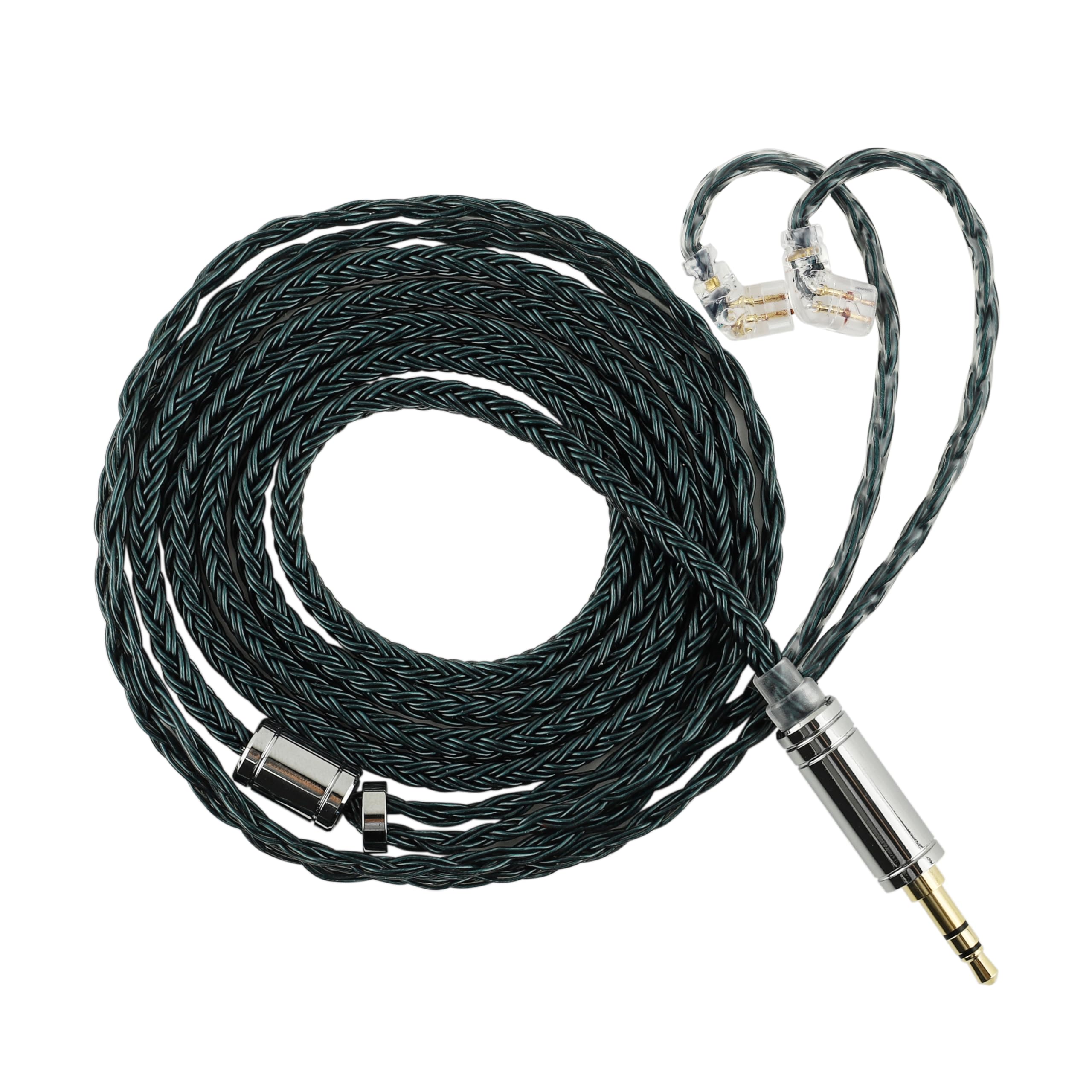 Linsoul Tripowin Zonie 16-rdzeniowy posrebrzany kabel do słuchawek (QDC, 4,4 mm, mech)