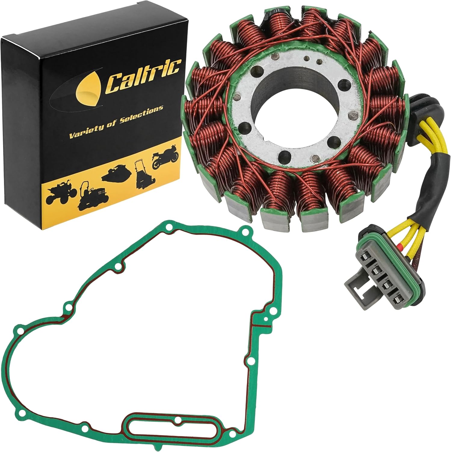 Caltric Stator and Gasket Compatible With Polaris Rzr 4 800 2010 2011 2012