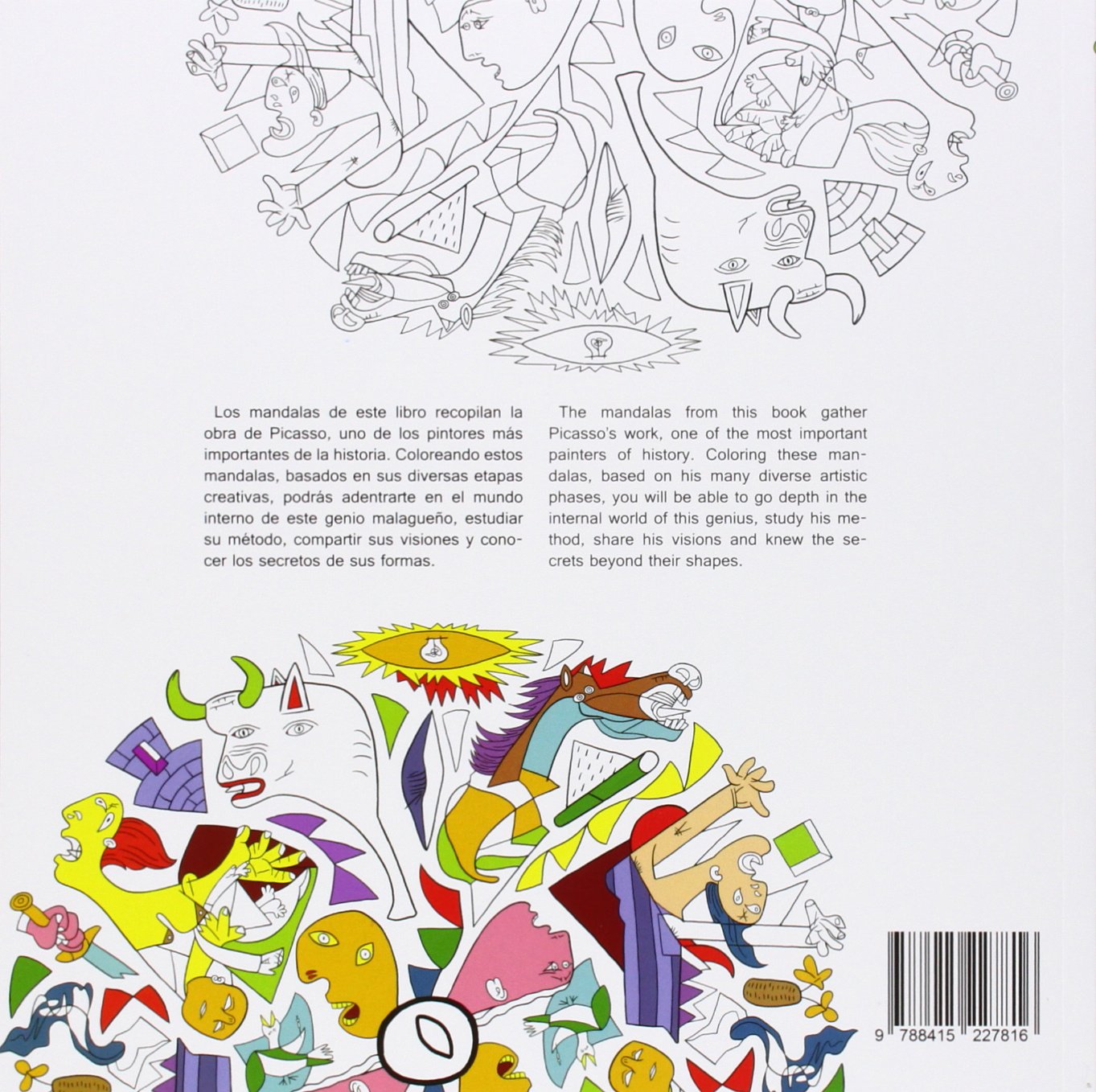 Mandalas para relajarse pintando con Picasso