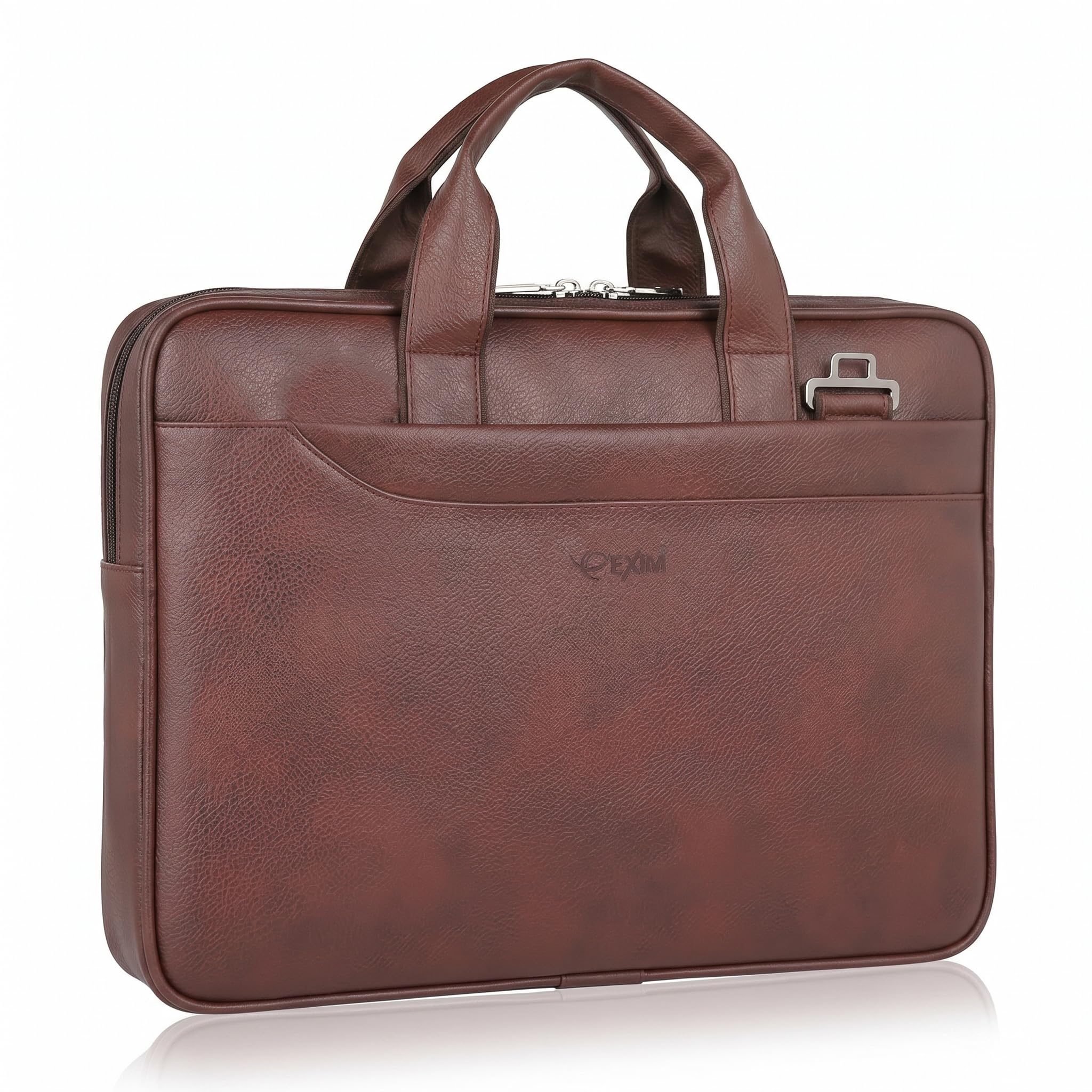 Prime Laptop Bag for Men and Women, Vegan Leather, Suitable 13 inch,14 inch,15 Inch, Business Office Bag with Handle and Shoulder Strap-image-32