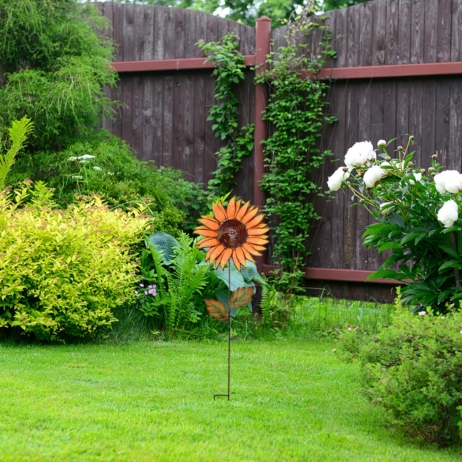 Piquets de jardin en métal pour décoration de jardin, pelouse, patio, allée, décoration d'intérieur et d'extérieur (91,4 cm de hauteur)