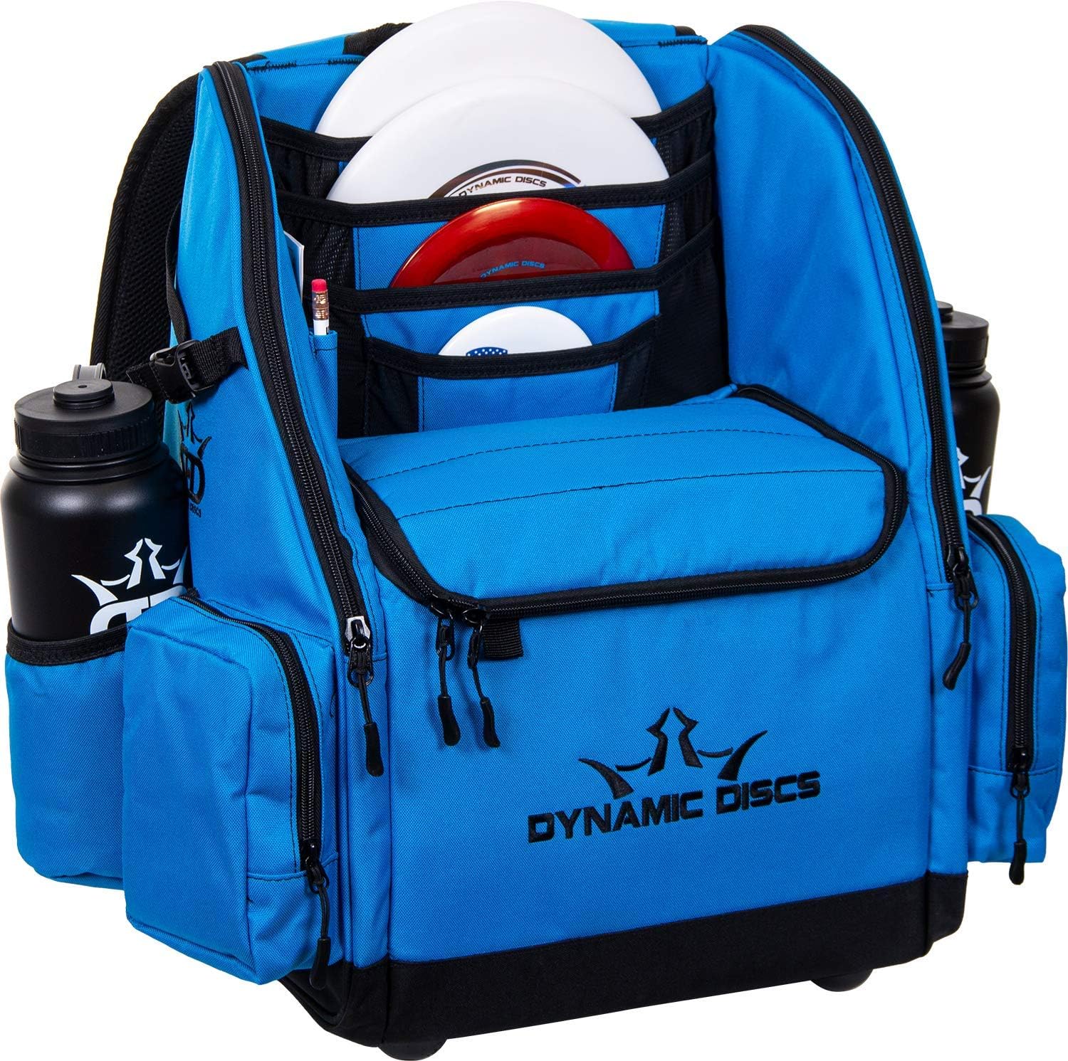 Dynamic Discs Commander Backpack Disc Golf Bag | 20 Disc Capacity | Two Deep Storage Pockets | Two Water Bottle Holders | Frisbee Disc Golf Backpack Bag