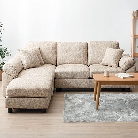 着後レビューで 送料無料】 3人掛けカウチソファBerisベリス ブル