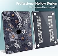 Vista 5 de TWOLSKOO for M4 MacBook Air 13.6 inch Case 2025-2022 Release M4 A3240 M3 A3113 M2 A2681, Plastic Hard Shell & Screen Protector & Keyboard Cover &