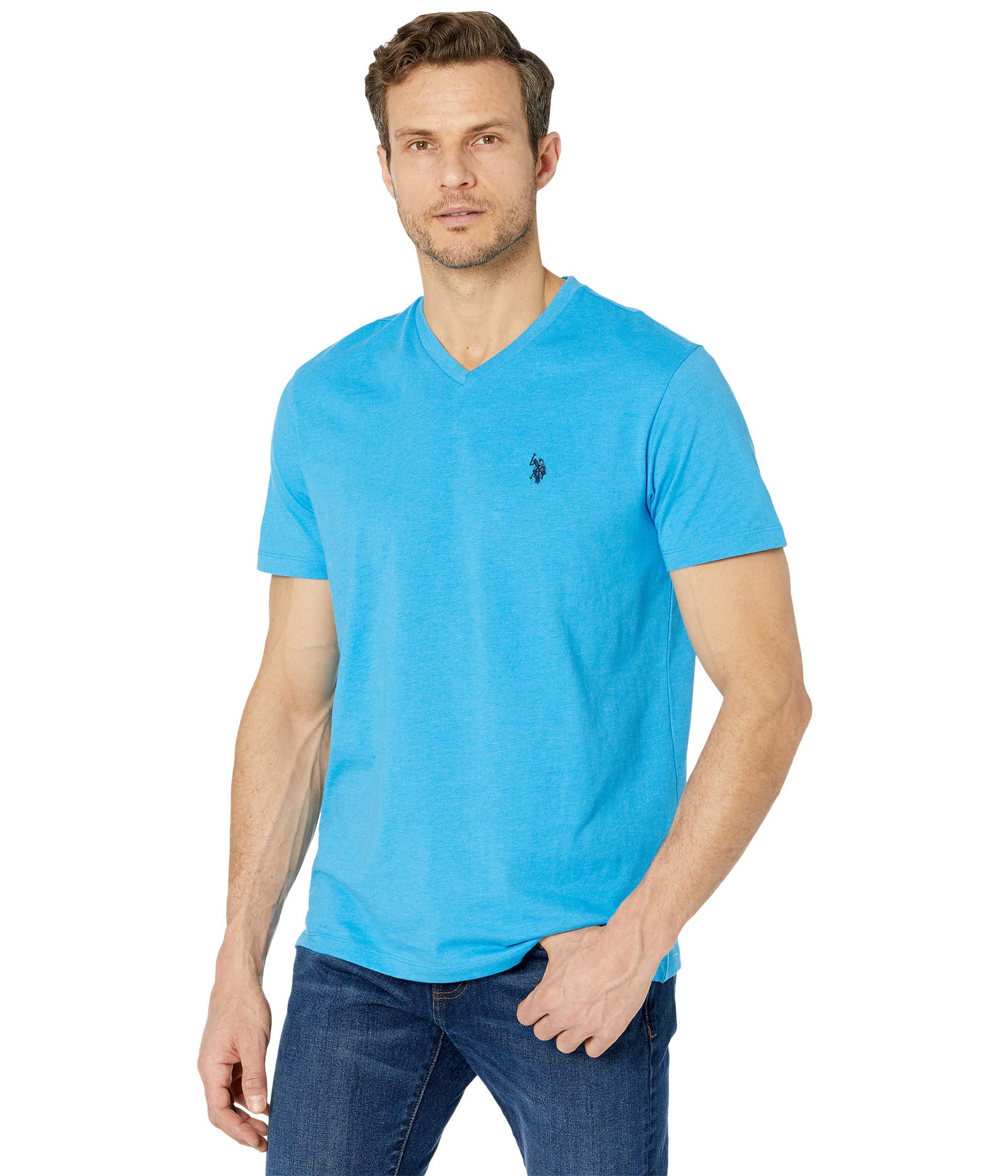 U.S. Polo Assn. Men's Solid V‑Neck T-Shirt