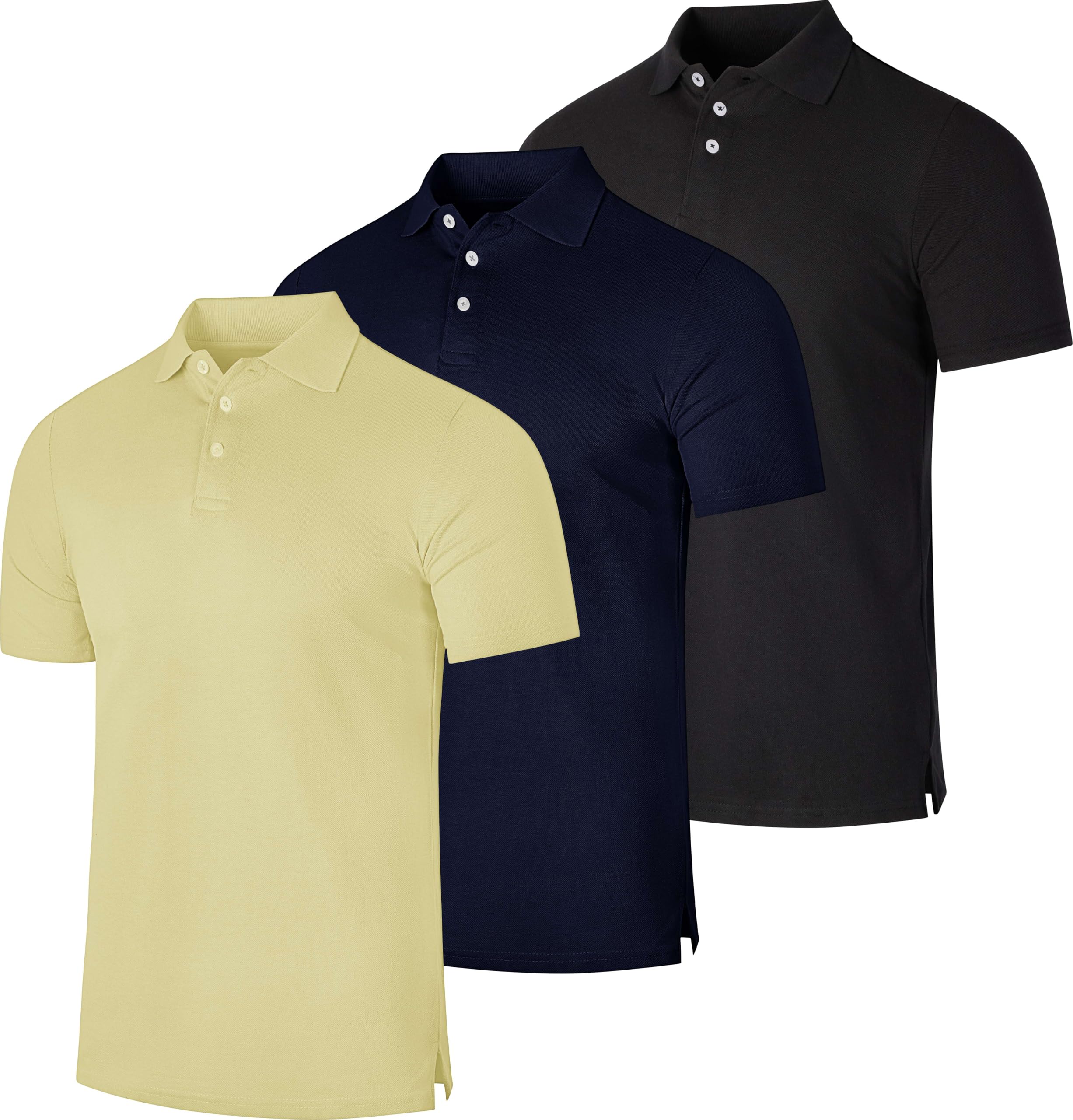 Real Essentials 3 Pack Polo