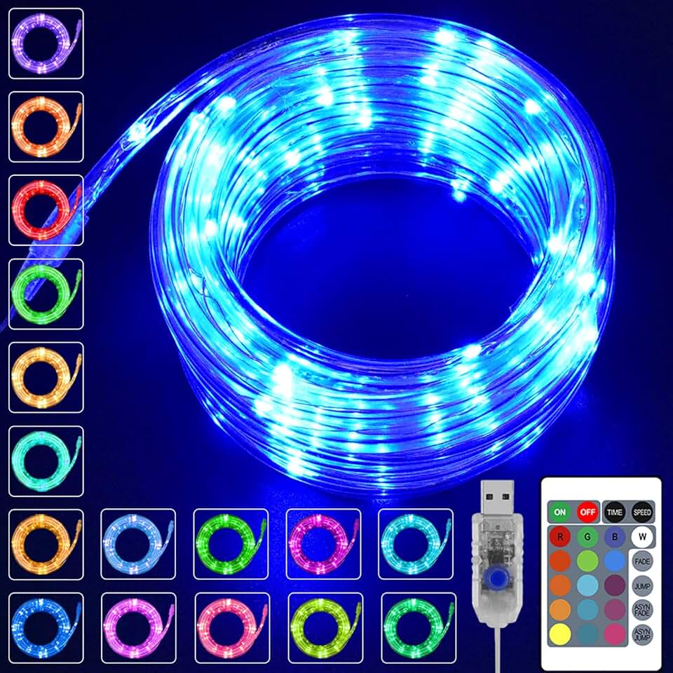 12 volt led rope lights waterproof