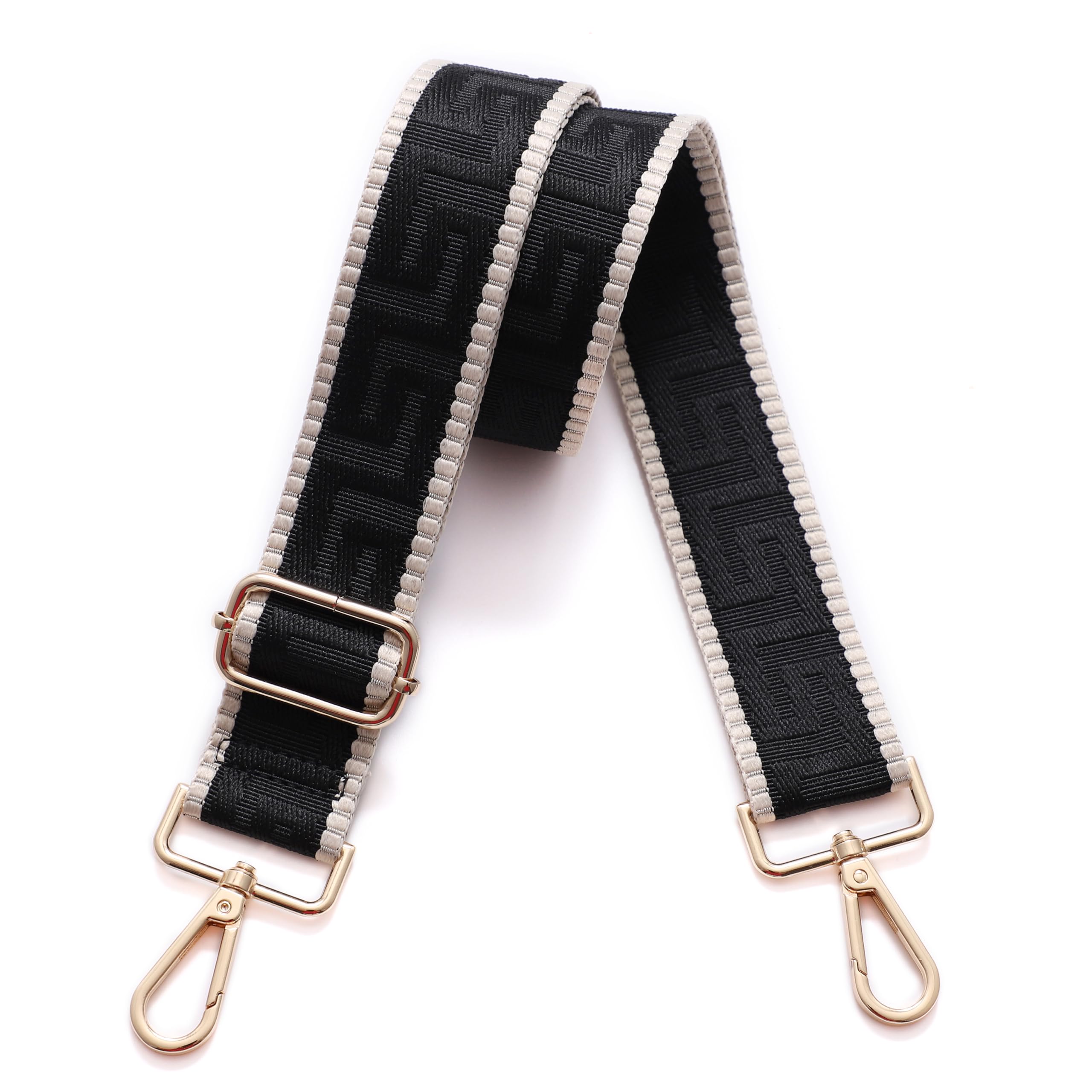 S-Jacorry Purse Strap Replacement Crossbody Wide Shoulder Strap Adjustable Canvas Straps Handbag Strap Replacement Belts