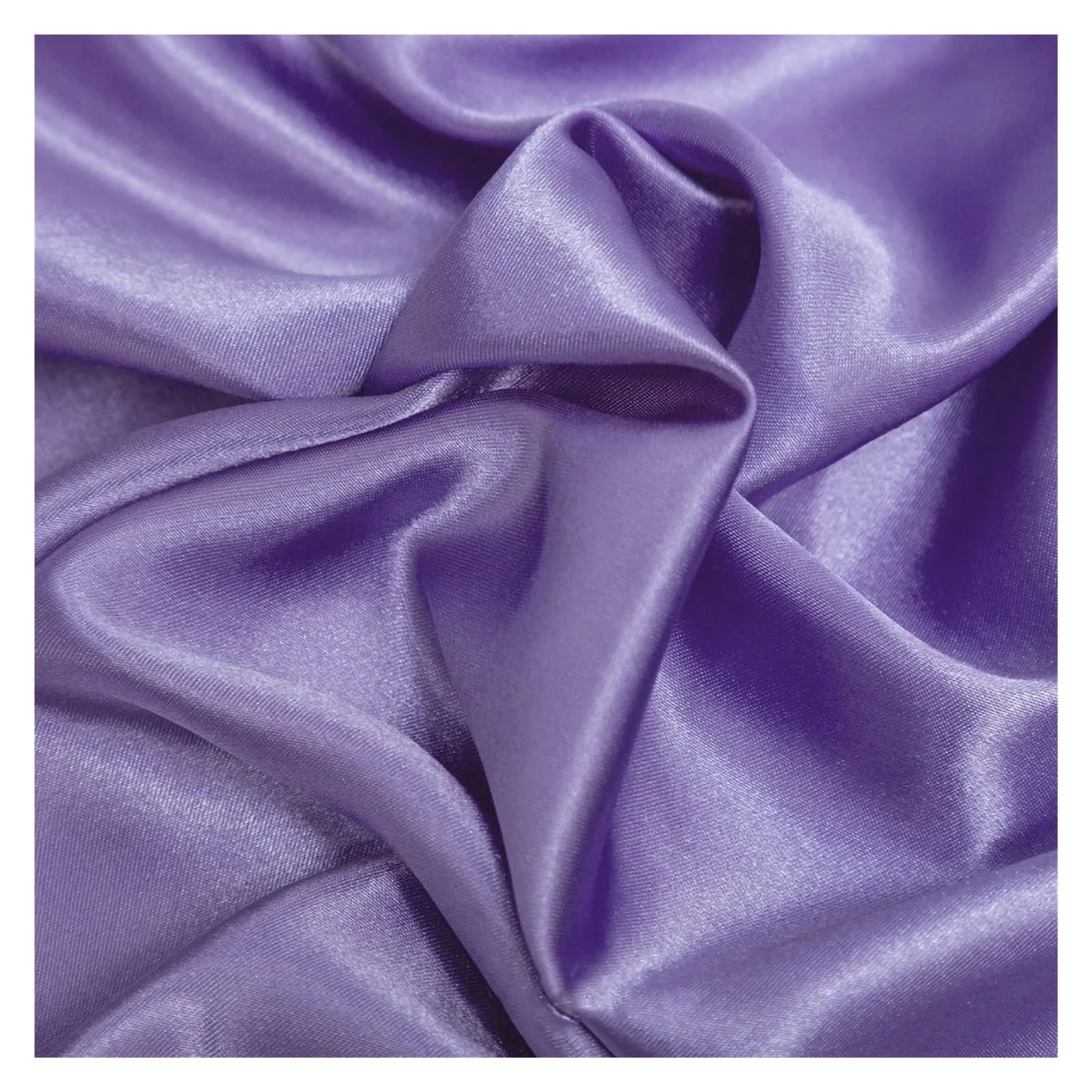 Silk Satin Fabric Multicolor 100x150cm for Sewing Costume Skirt Lining Wedding(Color28)
