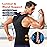 Wonderience Men Waist Trainer Vest Hot Neoprene Sauna Suit Corset Body Shaper Zipper Tank Top Workout Shirt(Black, XX-Large)