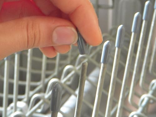 Miniatura 3 de 10 tapas universales de color gris gris para lavavajillas, con punta de púa, simplemente presiona para reparar