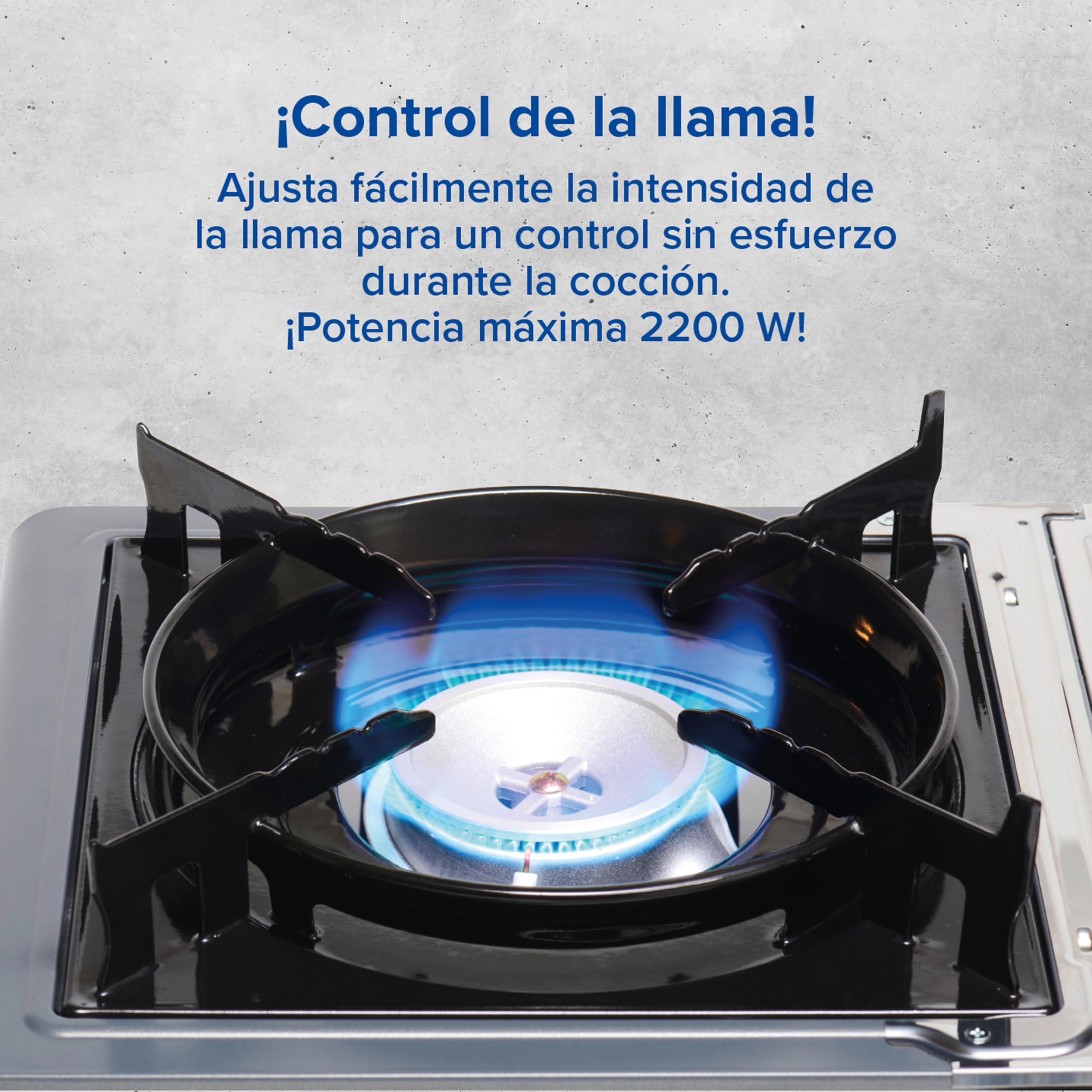 Campingaz Camp Bistro 3 Fornelli Piastra Combo | Fornello da campeggio a 1 bruciatore | 2200 Watt | Cucina da esterno compatta e portatile | Include custodia per un facile trasporto | Nero