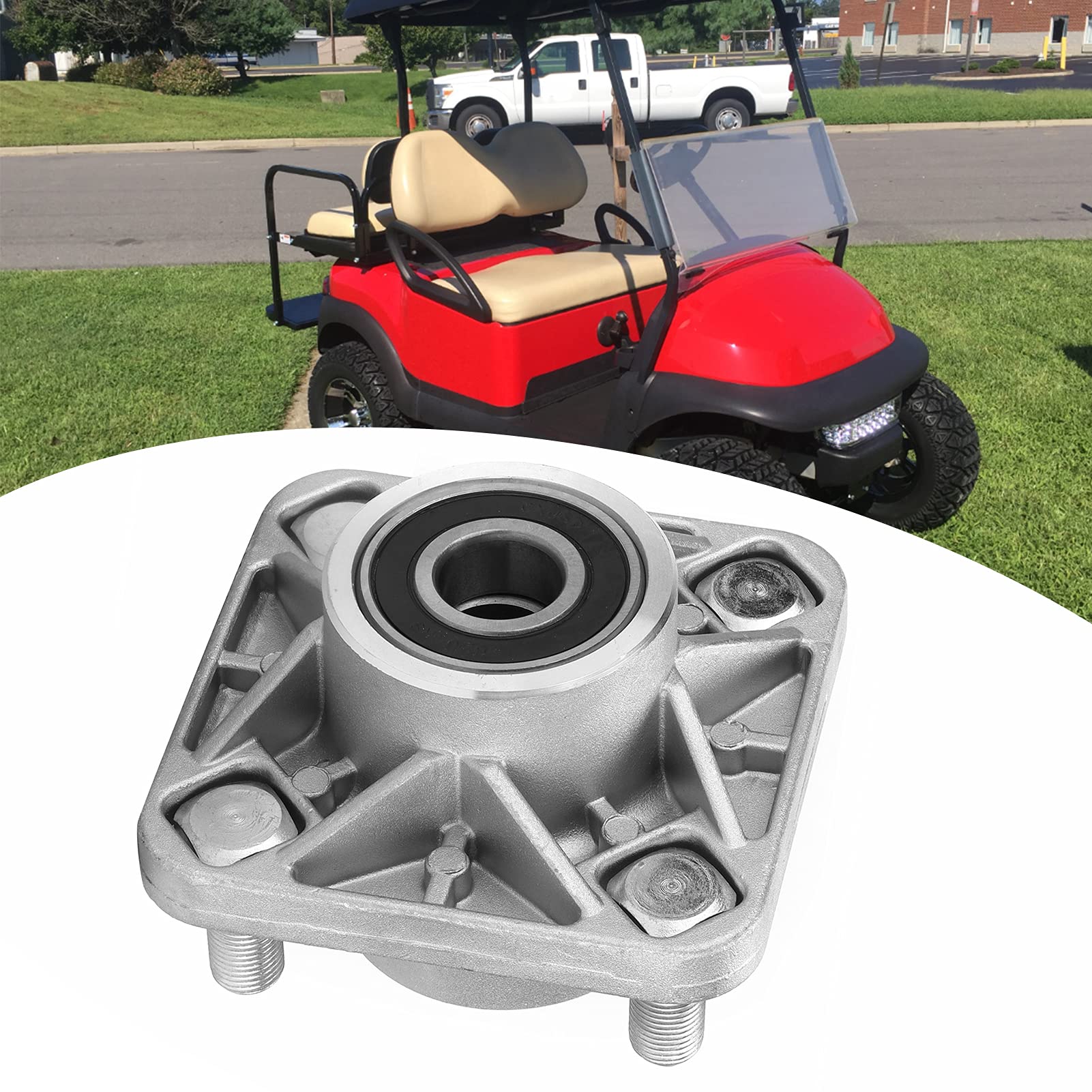 Akozon Club Car Wheel Hub, 102357701 Wymiana Zespołu Piasty Przedniego Koła dla Club Car DS/Precedens Gas Electric Models