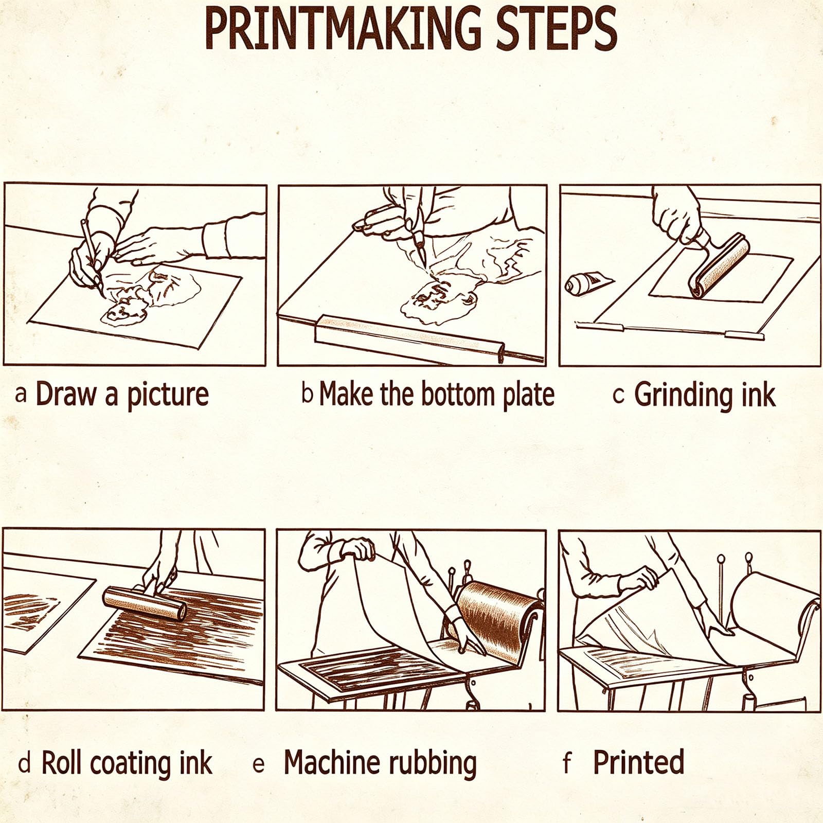 Prensa De Impresión Plana De Sobremesa, Prensa De Grabado Portátil, Control De Presión Preciso, Formato De Impresión De 17x35 Cm, para Realizar Grabados En Papel, Xilografía Y Cobre.