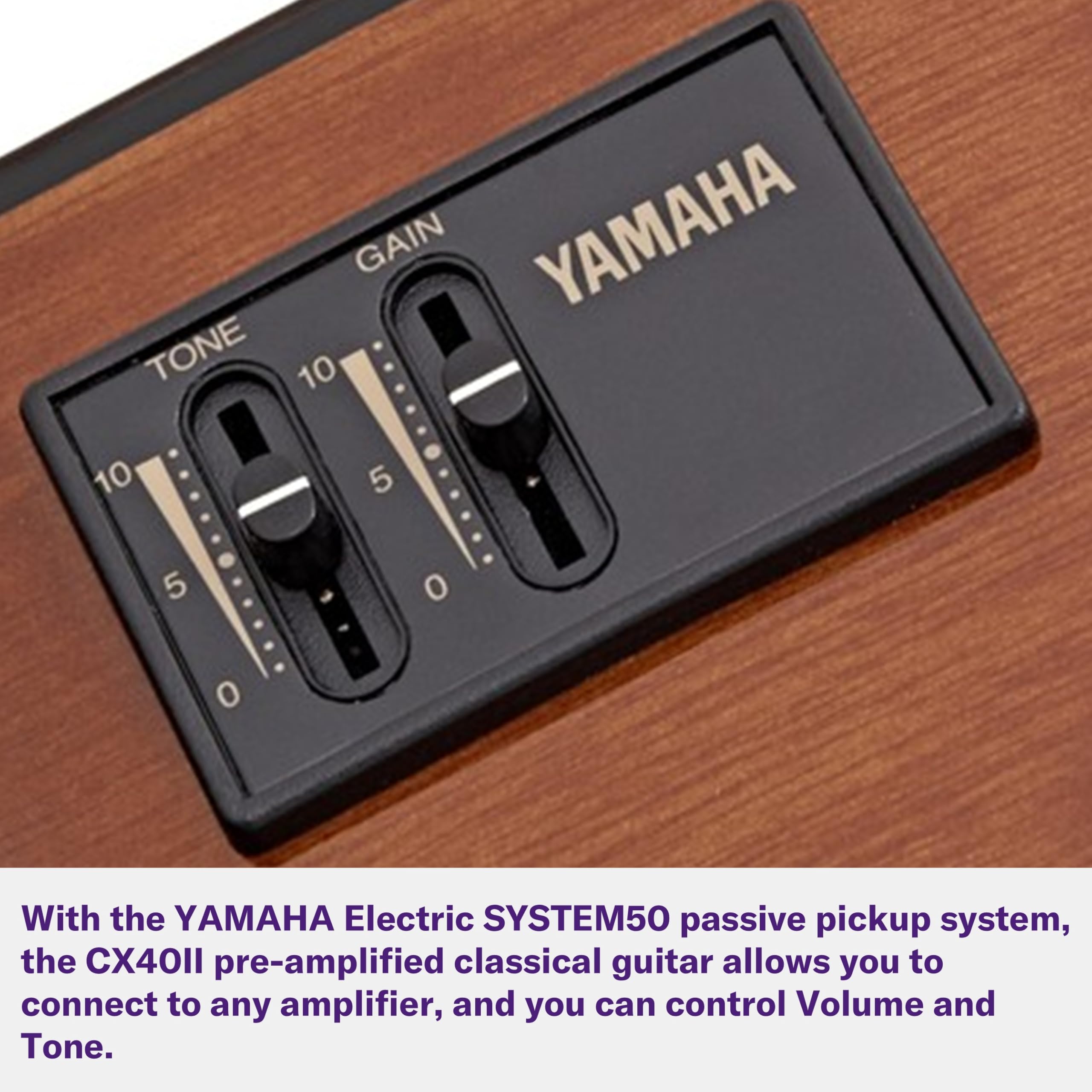 Yamaha CX40 Elektro-Klassikgitarre - hochwertiges, erschwingliches Instrument mit integriertem Tonabnehmer