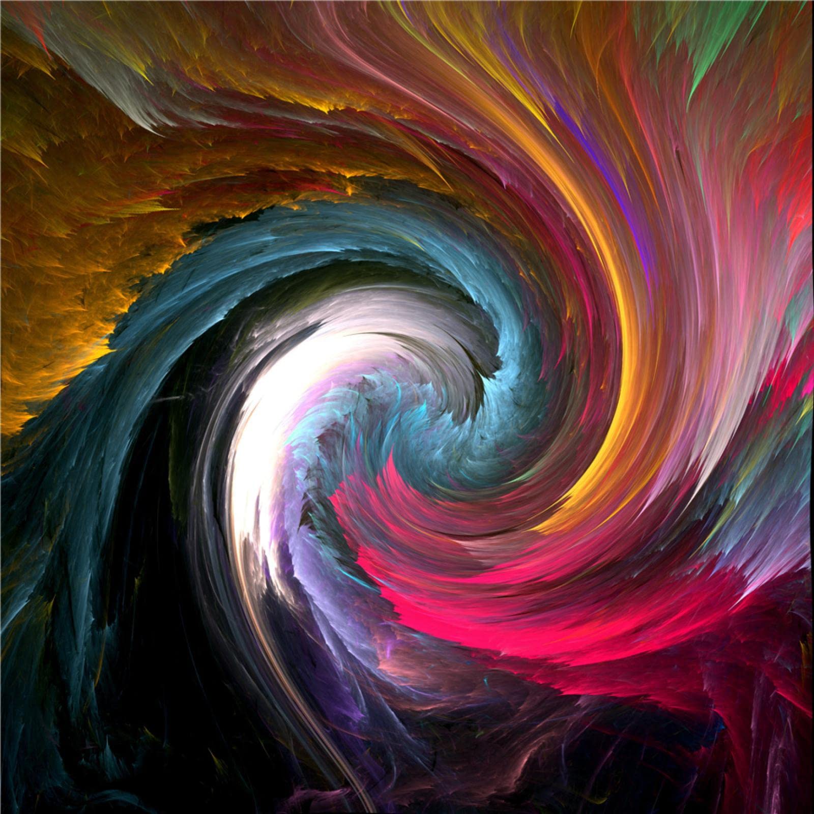 Amazon.co.jp: アートプリント北欧カラフルな抽象絵画花