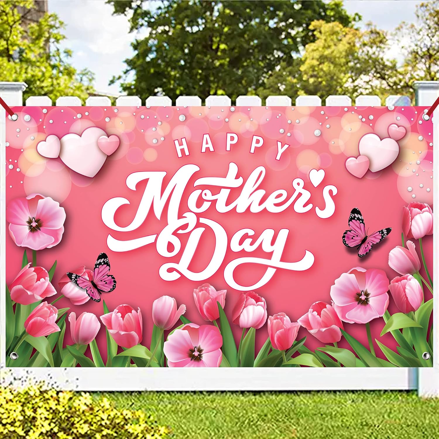 Amazon.com: KatchOn, Happy Mothers Day Banner - XtraLarge, 72x44 Inch