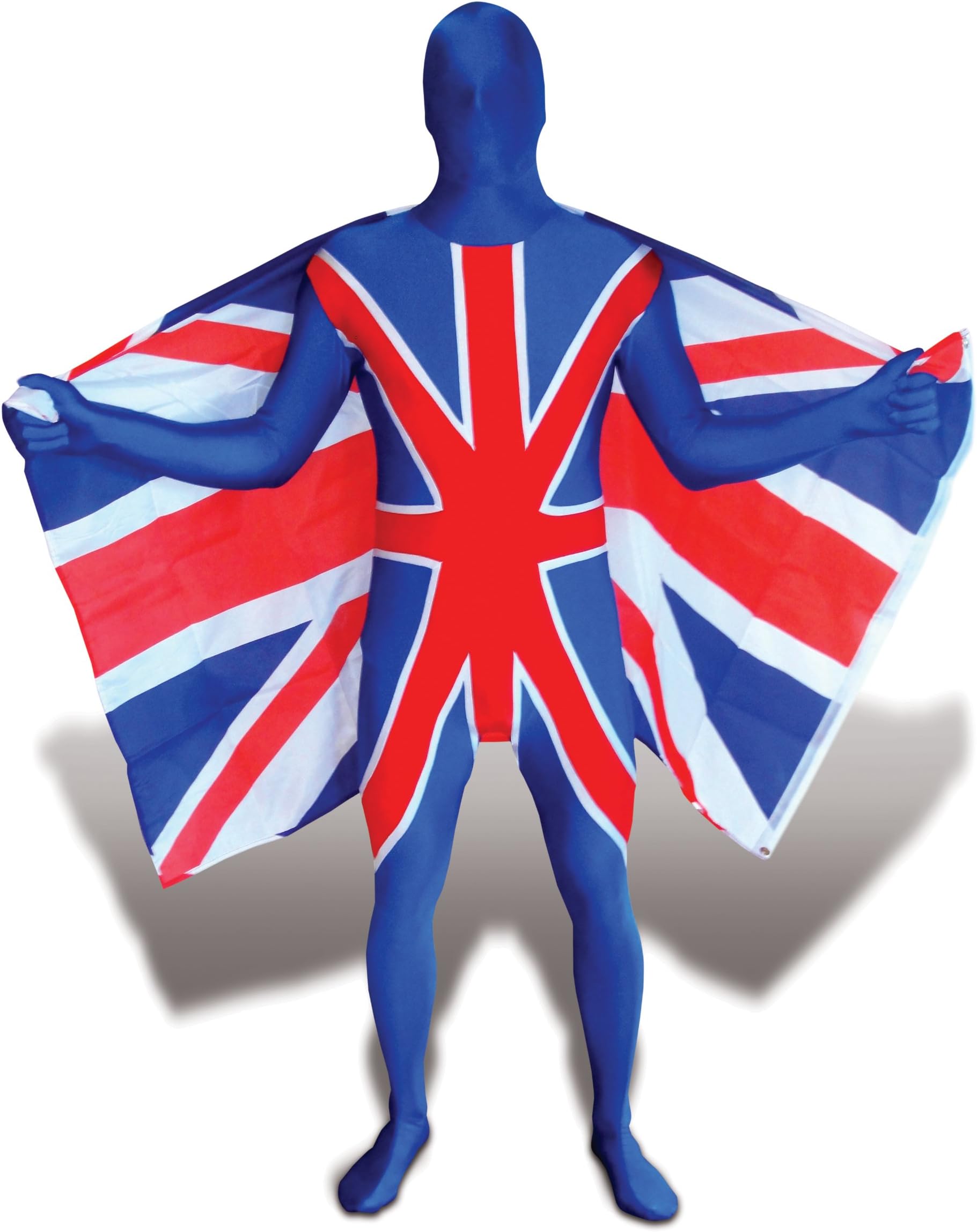 Morphsuitsmens Union Jack Original Flag Morphsuit Fancy Dress Costume