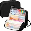 Toplive Big Capacity Pencil Case Pen Pouch Aesthetic Case Simple Stationeries Bag School College Office Organizer, Large Pencil Case for Teens Adults Student, Black
