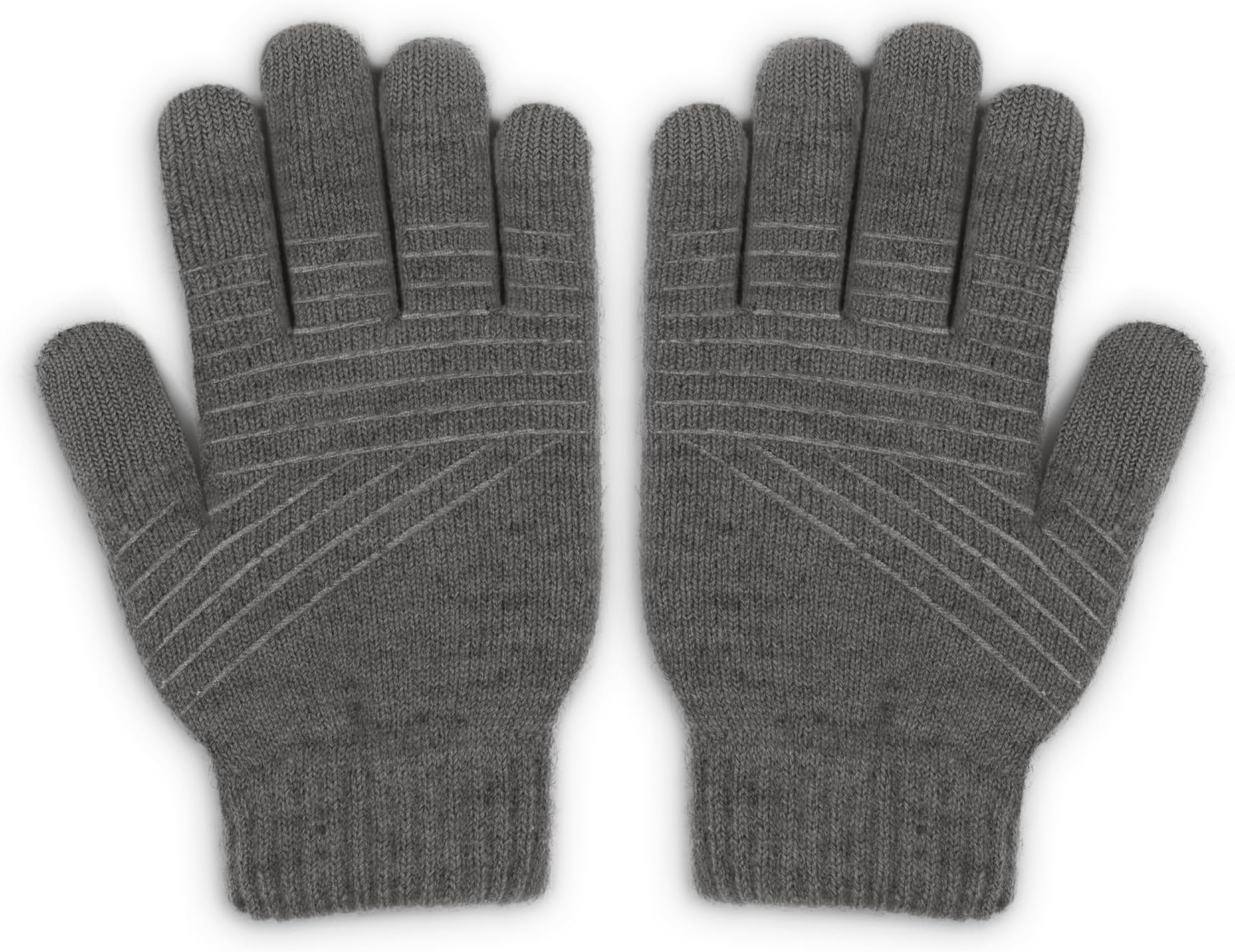 Moshi Digits Winter Touchscreen Gloves, Warm Knit Gloves with 4 Sizes:S/M/L/XL