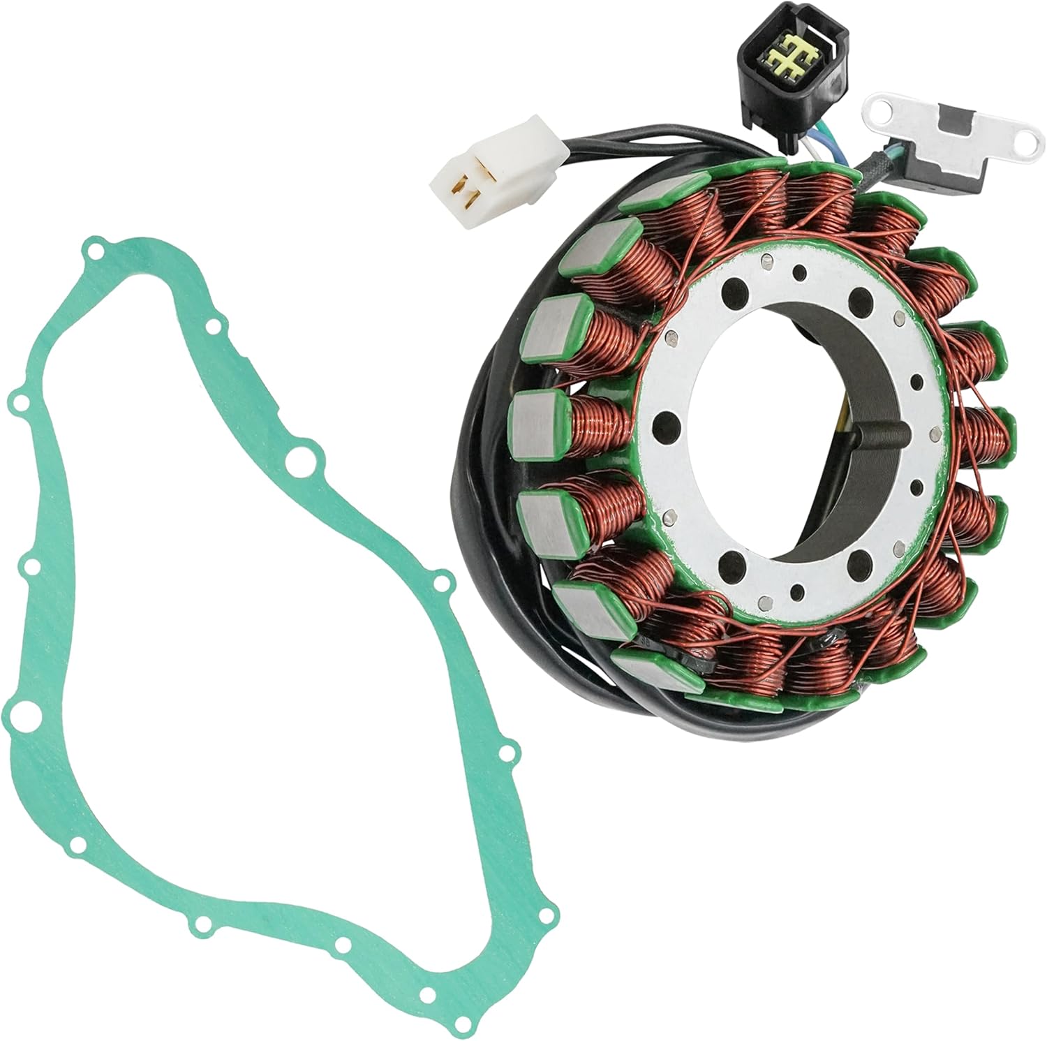 Caltric Stator and Gasket Compatible With Suzuki Lt-A500F Lt A500F Quadmaster 500 2000 2001