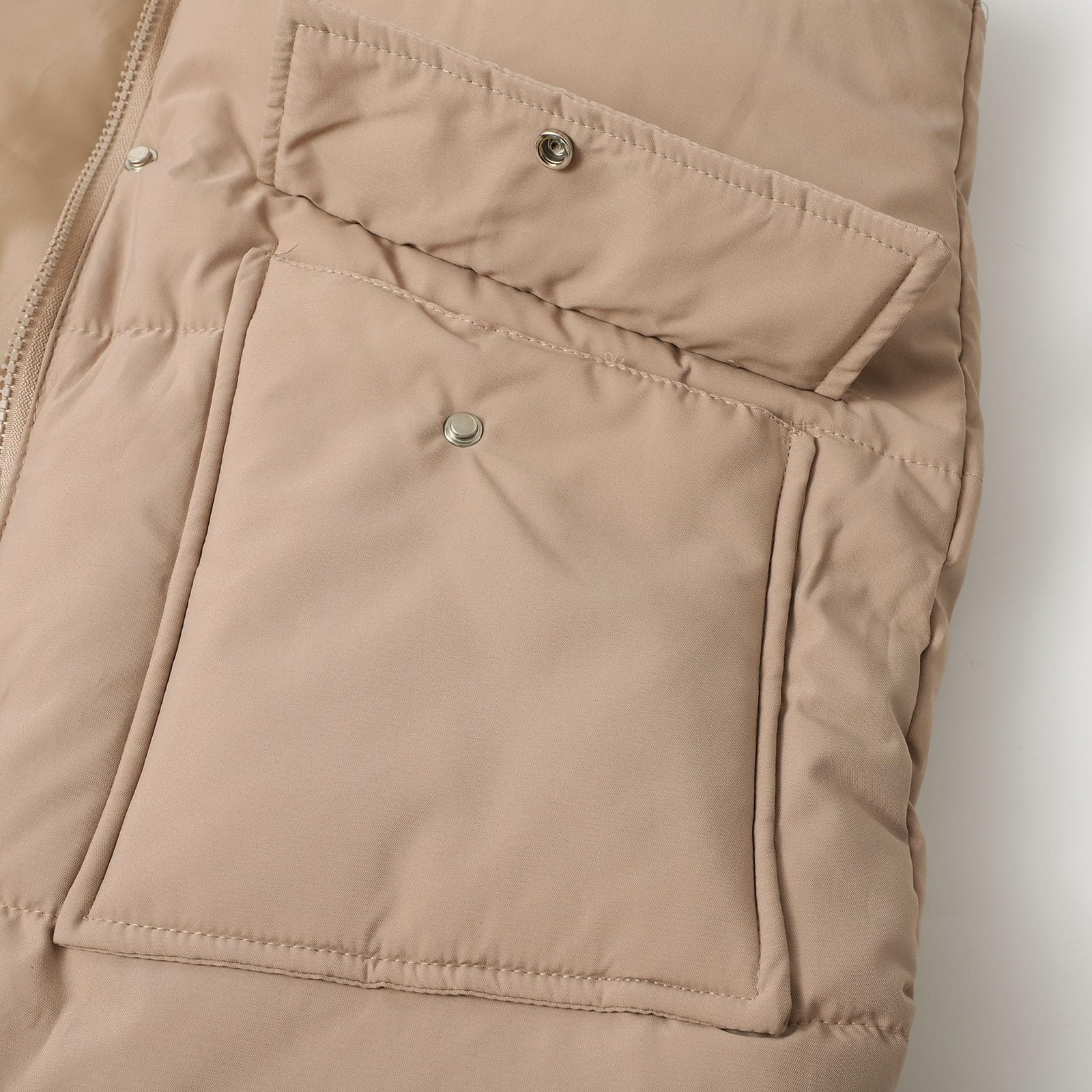 Gilet da donna e gilet da donna, piumini lunghi da donna, senza maniche, con cerniera, con cappuccio, gilet trapuntato, giacca invernale calda da donna, top con cerniera, piumino casual con tasche