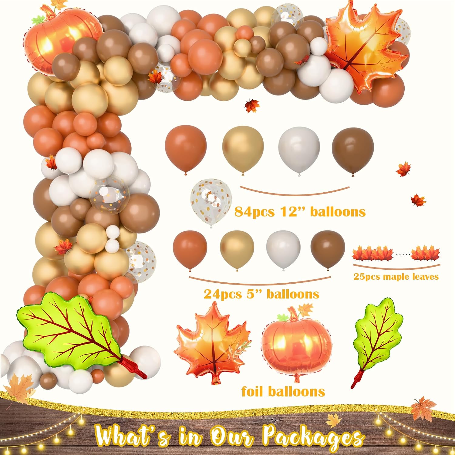 Fall Birthday Party Decorations, Fall Pumpkin Themed Birthday Party Decorations, Pumpkin Party Supplies Backdrop Cake Cupcake Topper Tablecloth Balloon Arch Banner for Autunm Decor Kit