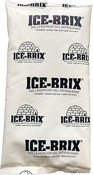 Ice-Brix Reusable Leakproof NonToxic Ice Pack 3oz Gel 5 x 2 3/4 x 3/4 (Qty48)