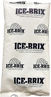 Ice-Brix Reusable Leakproof NonToxic Ice Pack 3oz Gel 5" x 2 3/4" x 3/4" (Qty48)