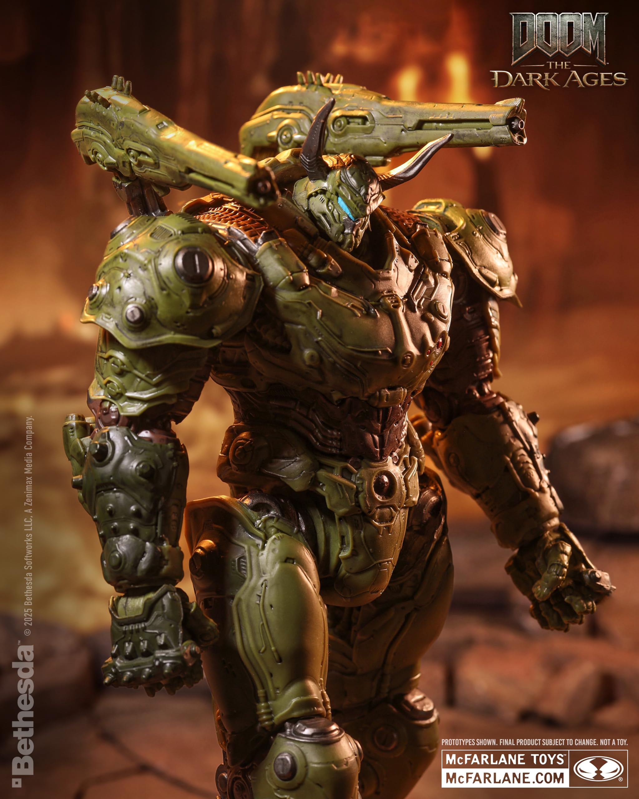 McFarlane Toys - Doom: The Dark Ages Doom Slayer Atlan 30 cm figurka | Doom The Dark Ages 30 cm Figurka Deluxe - Doom Slayer Atlan