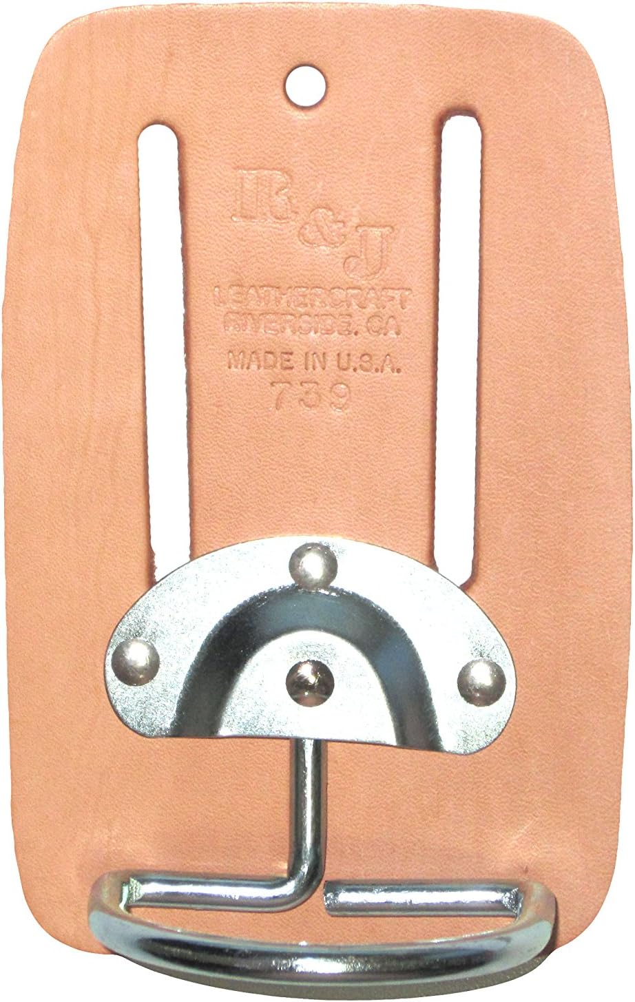 R & J Leathercraft 07395 Leather Hammer Holder with