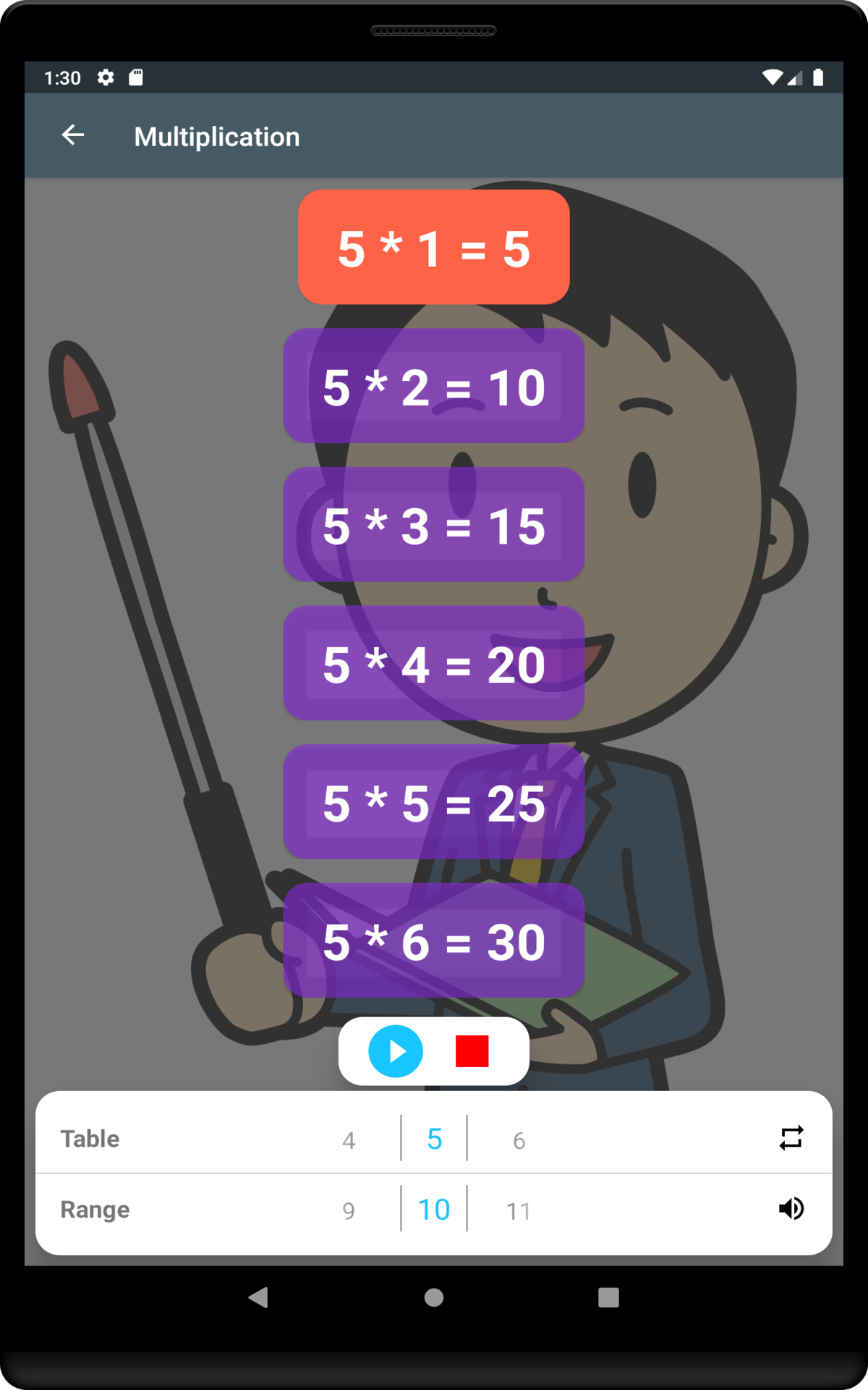 Maths Table - Multiplication Table, Learn Maths - App on Amazon Appstore