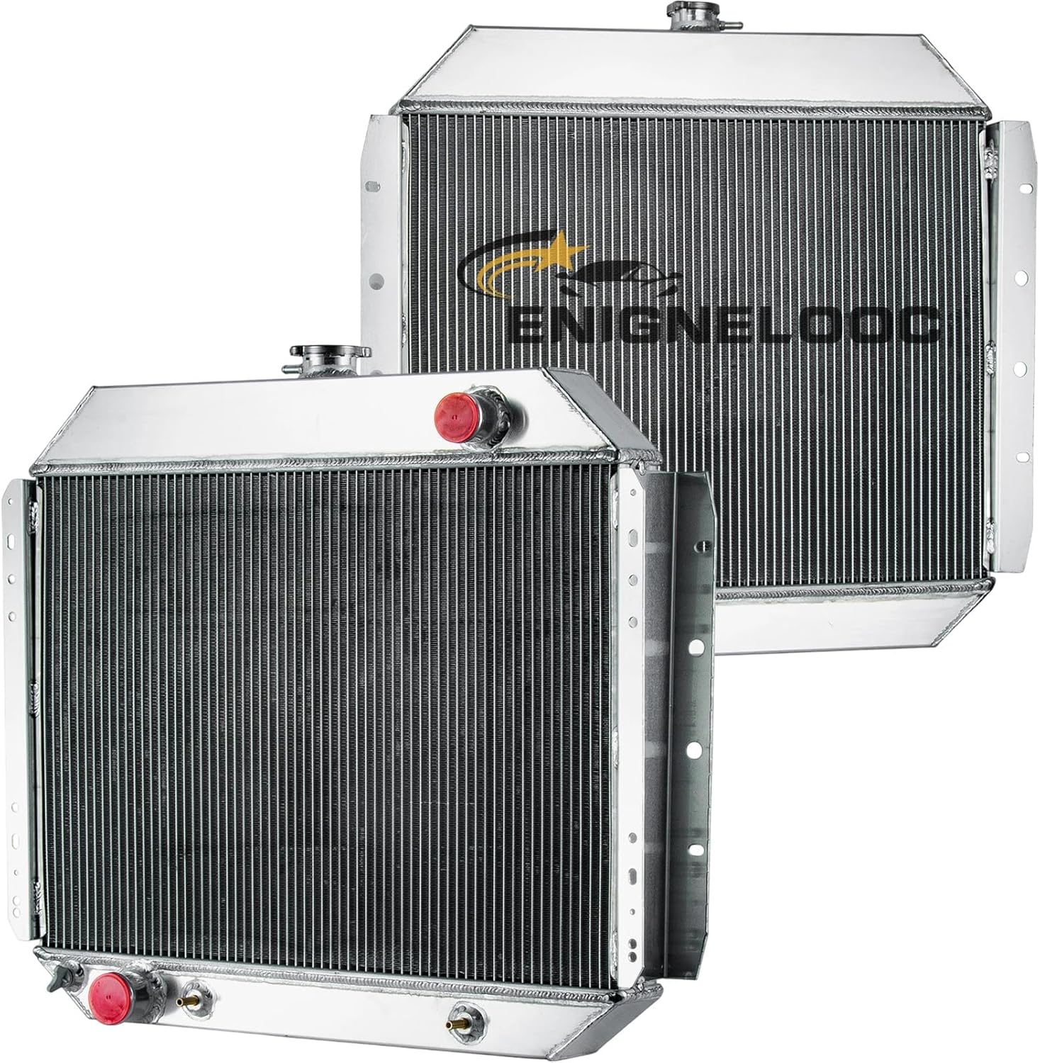 4 Row Core Aluminum Radiator For 1966-1979 Ford F100 F150 F250 F350 Bronco Truck Radiador Automotive CC433 Replacement Radiators