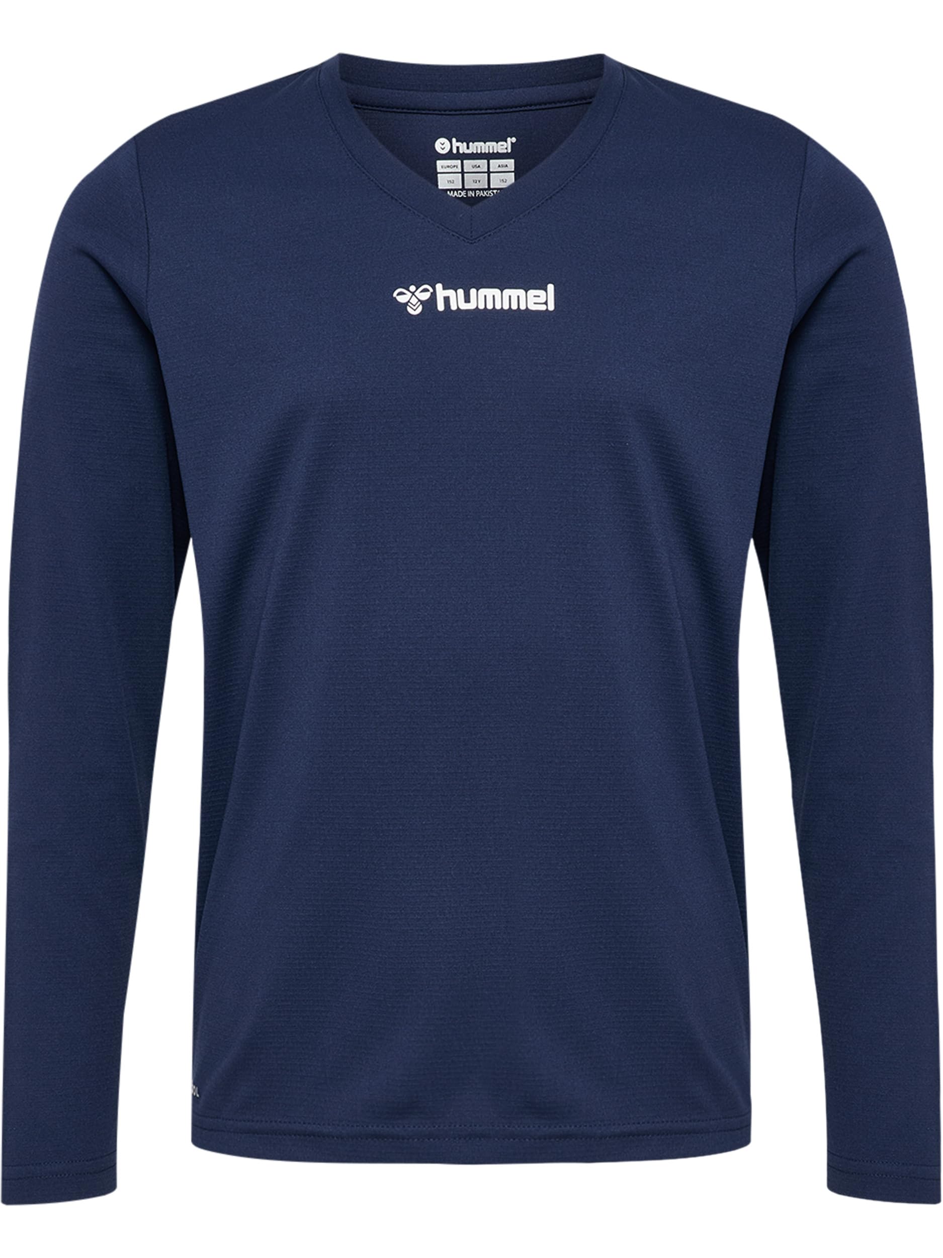 hummel, hmlBL Essential Tee L/S Kids, Navy, 164