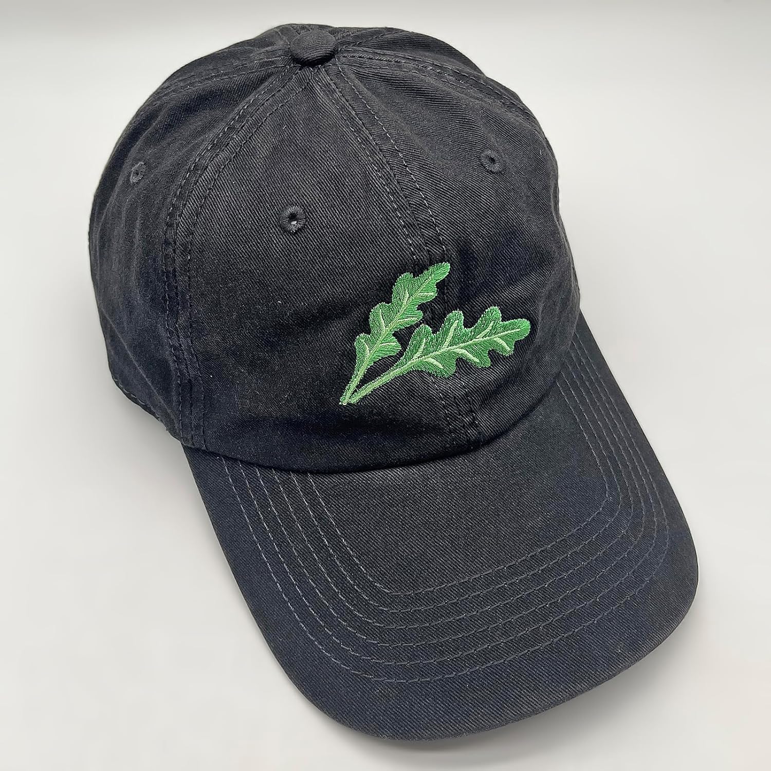 Cute Flower Hat, Elegant Floral Embroidered Adjustable Baseball Cap for Men Women, Gifts for Flower Lovers, Black - Image 7