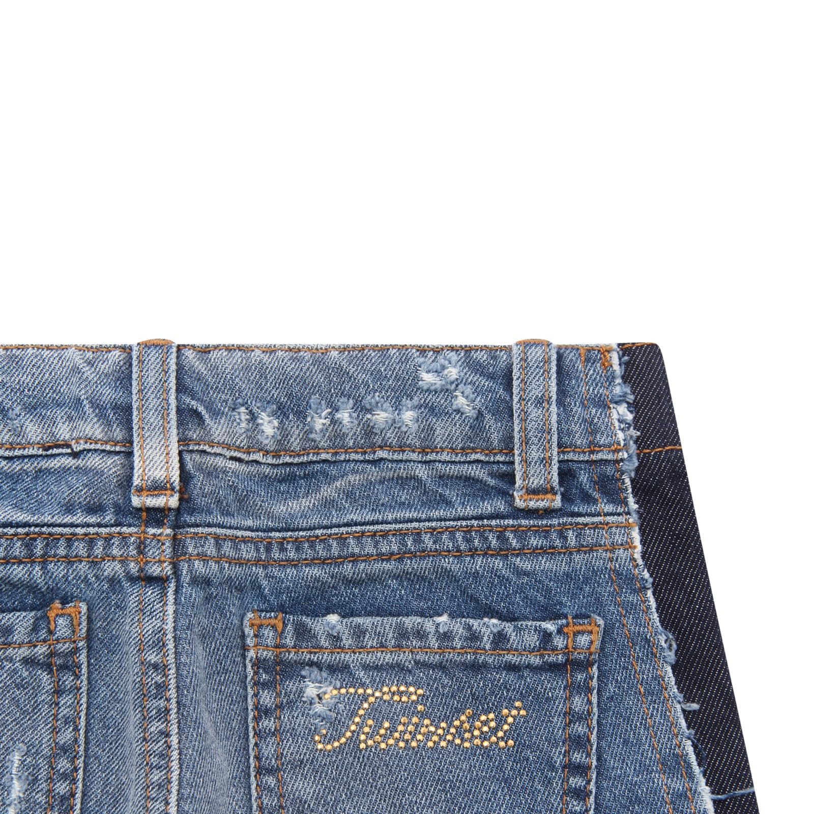 4161AQ jeans bimba TWIN-SET kids denim trouser