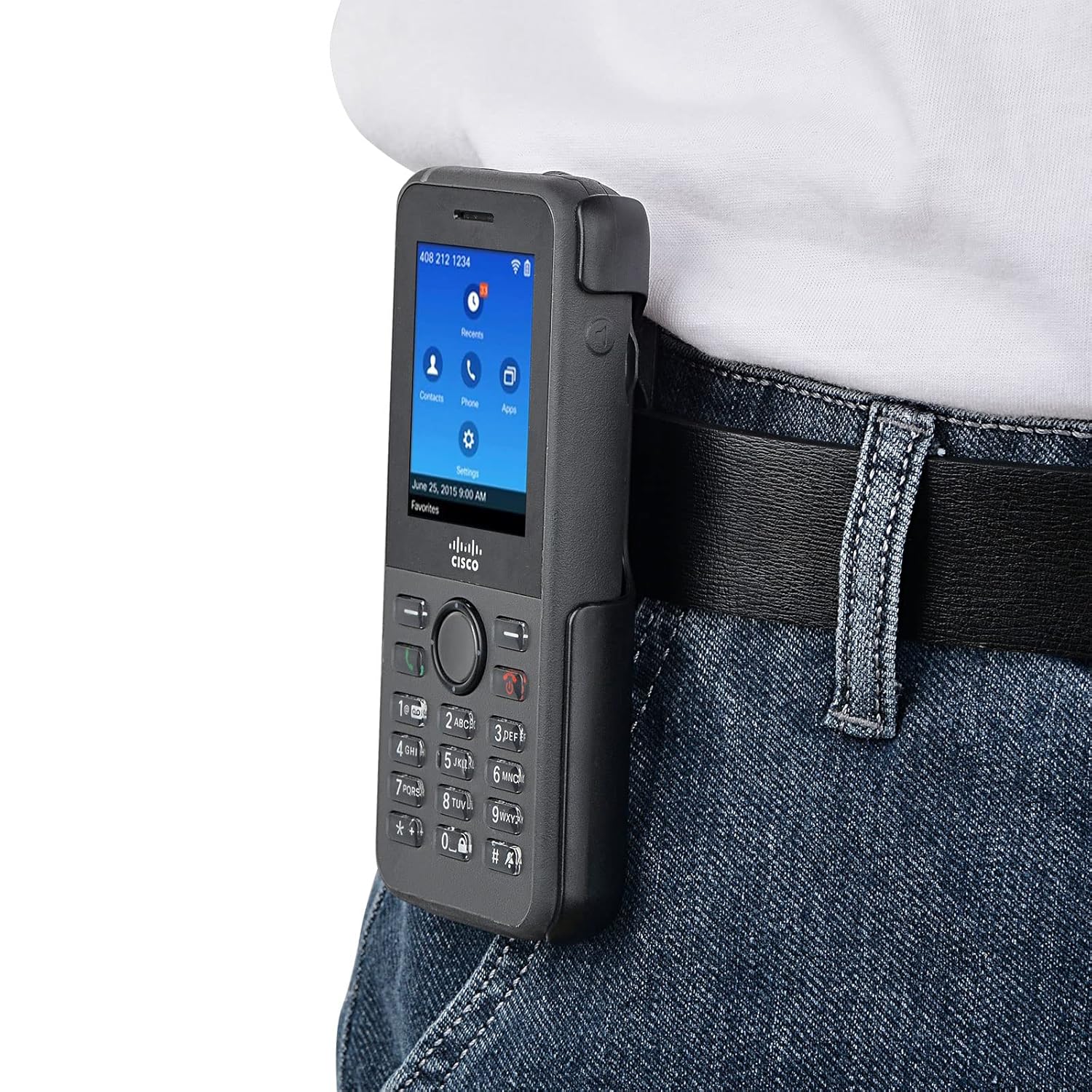 iGuerburn VoIP Phone Case for Cisco 8821 & Cisco 8821EX, Cisco Phone Holder with 360Ã‚° Swivel