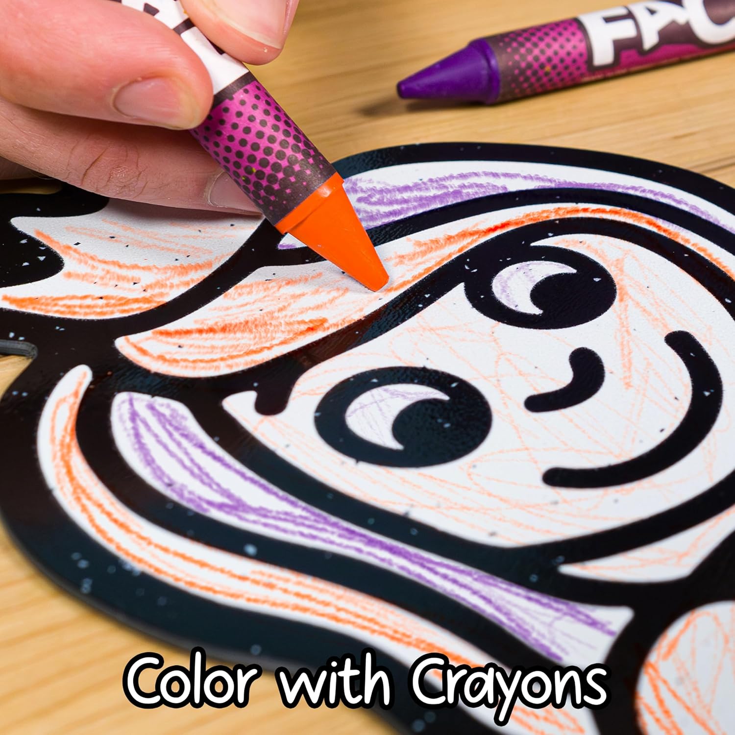 Fairytale Toy Set for Kids: Color, Play, and Wipe Away with Crayons and Eraser. Educational Reusable Coloring Toy with Castle, Princess, Unicorn, StarWand.