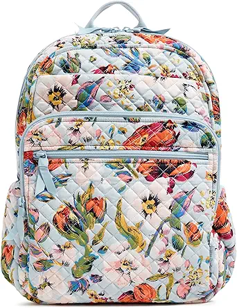 Vera Bradley Women's Cotton XL Campus Backpack