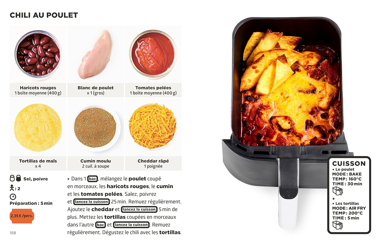 Simplissime Air fryer Ninja Etudiants: Les recettes pour étudiants au airfryer les + faciles du monde - vue 3