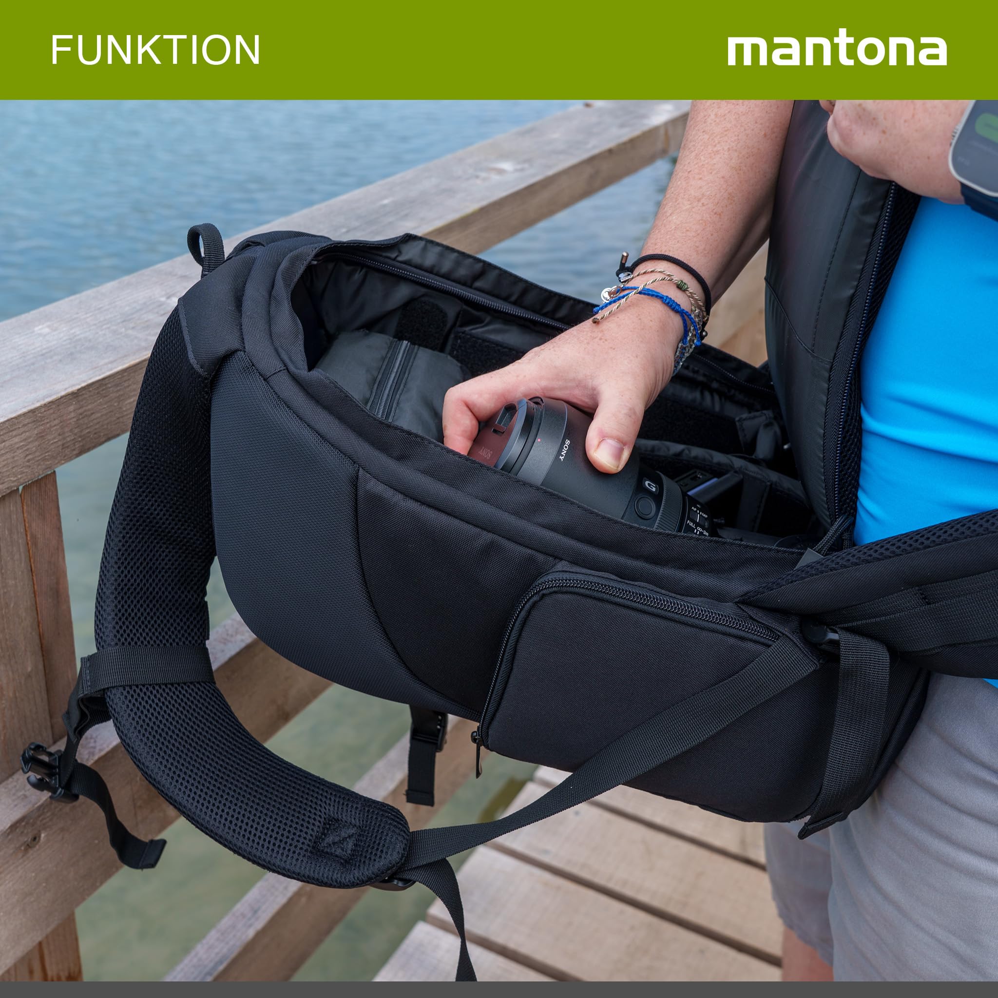 Mantona Trekking fotorugzak 17947 - Nu 17% korting