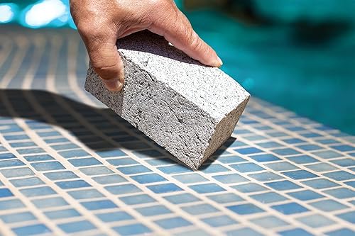 Vista 2 de Poolmaster 36700 Piedra pómez extra grande para piscina y spa, tamaño profesional, neutro, bronceado