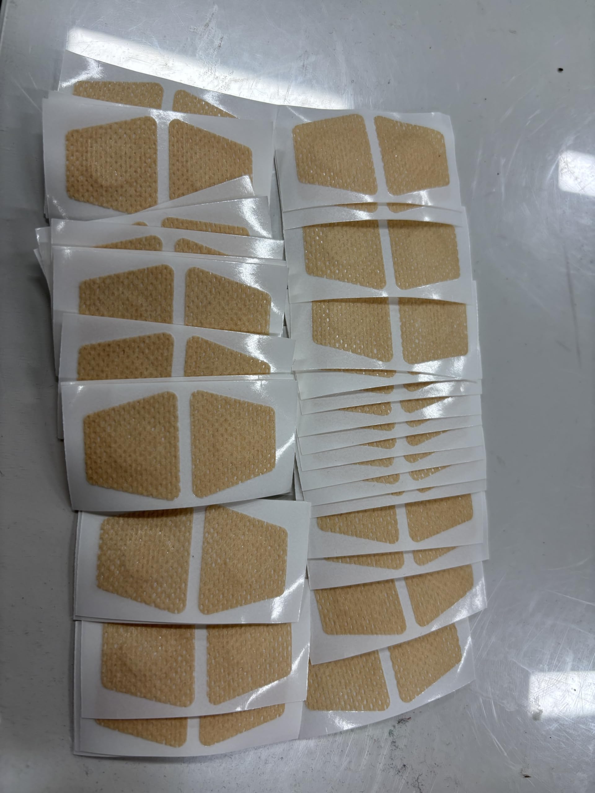 100 Stück Fungal Nail Patches, Pflaster Zehennagel, Nagel Reparatur Pflaster, Hautfarbe, für Frauen und Männer
