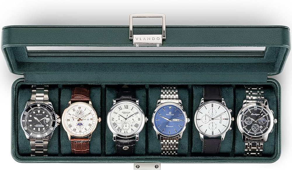 Amazon.co.jp: Vlando 腕時計ケース PU製 男性 収納ボックス Amazon.co.jp: Vlando 腕時計ケース PU製 男性 収納ボックス