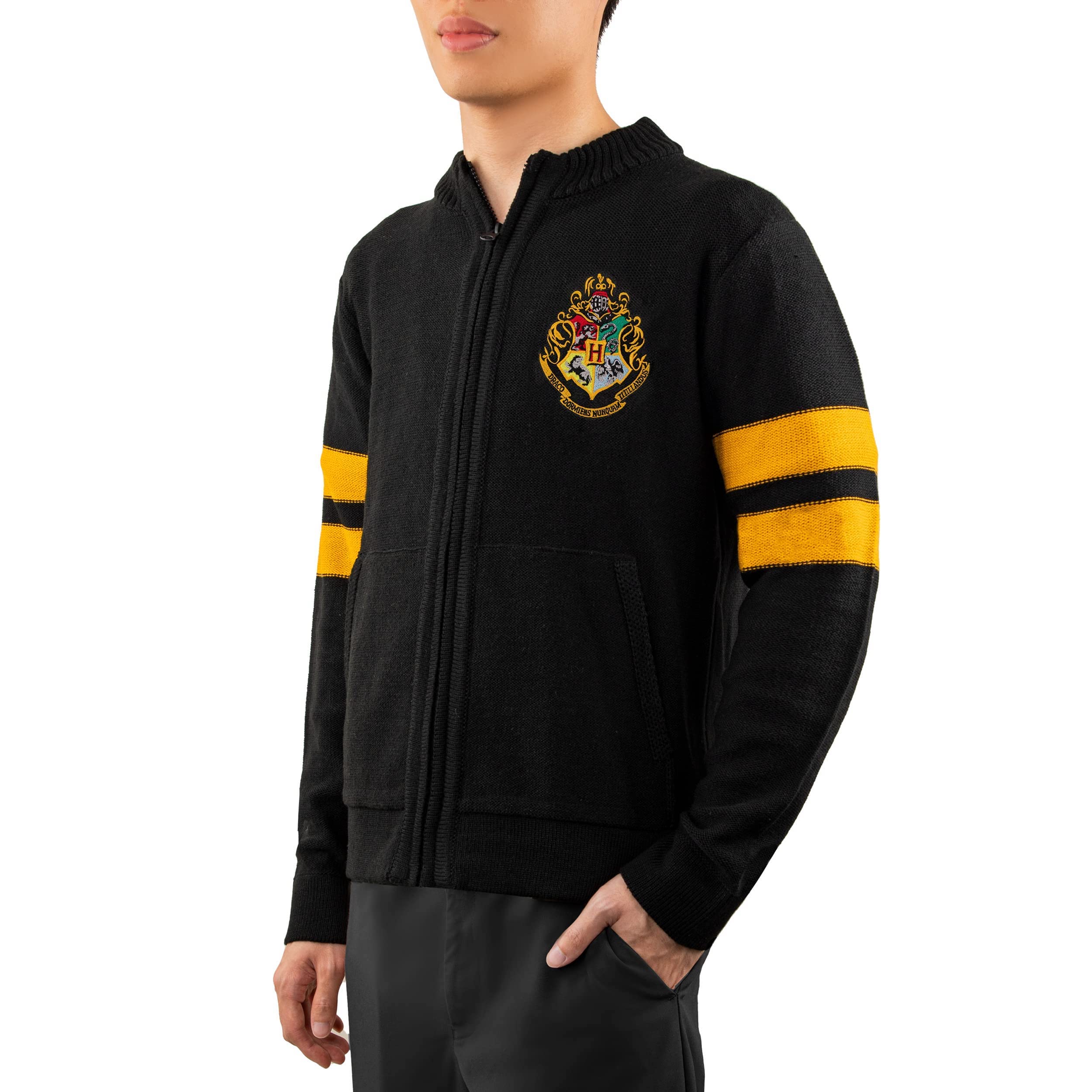 Cinereplicas Harry Potter - Pull à Fermeture éclair intégrale Poudlard - Licence Officielle