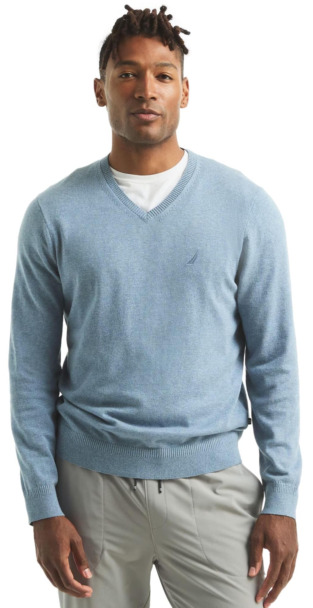 Nautica Men's Classic Fit Navtech Soft V-Neck Sweater