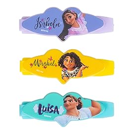 Luv Her Encanto Girls 20 Piece Accessory Set with 3 Barrettes, 4 Snap Hair Clips, 5 Elastics and 8 Terry Ponies - Ages 3+