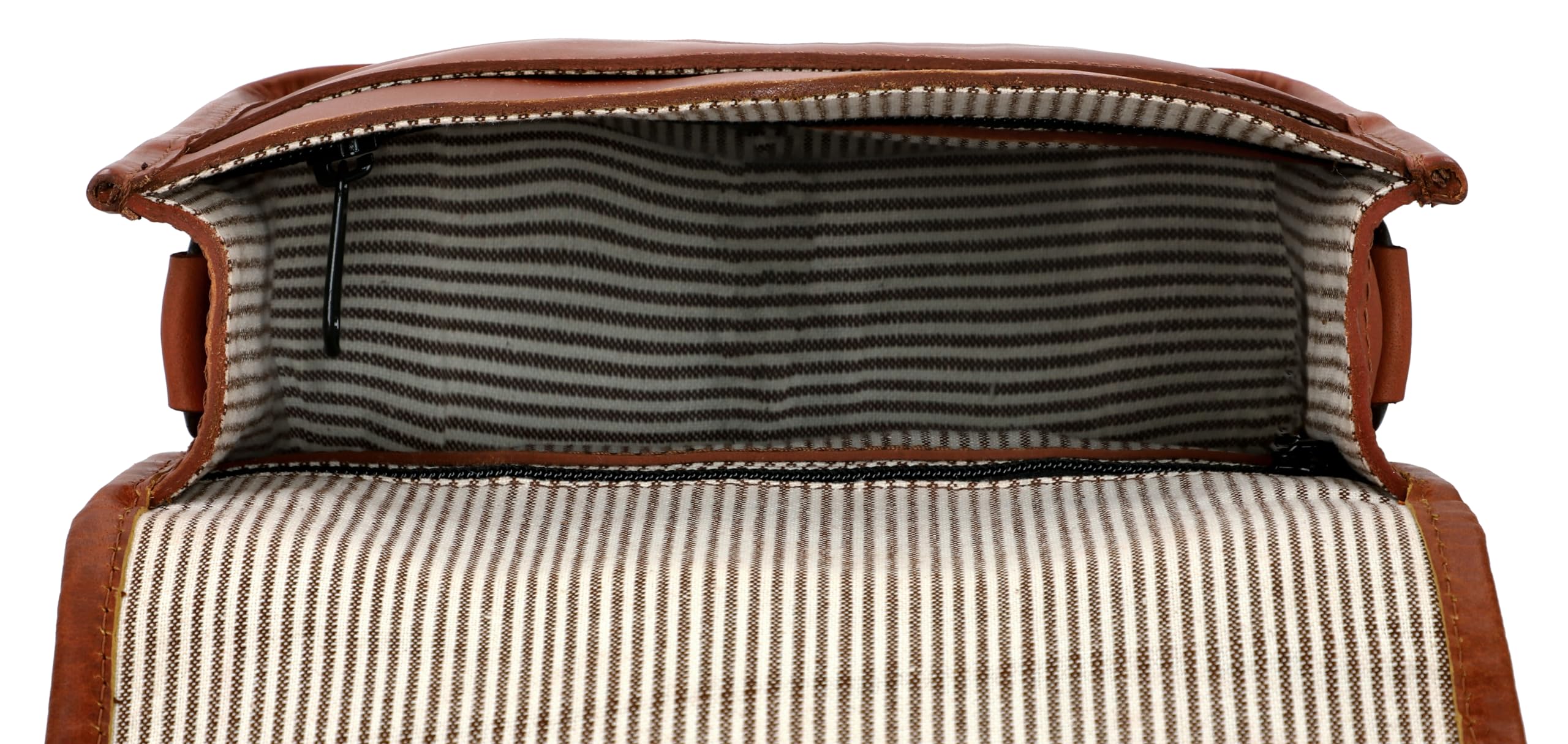 Gusti Sac de Guidon en Cuir - Barry H. Sacoche pour vélo Sac pour Guidon de vélo Sac à bandoulière Adaptateur KLICKfix Unisexe Cuir Marron