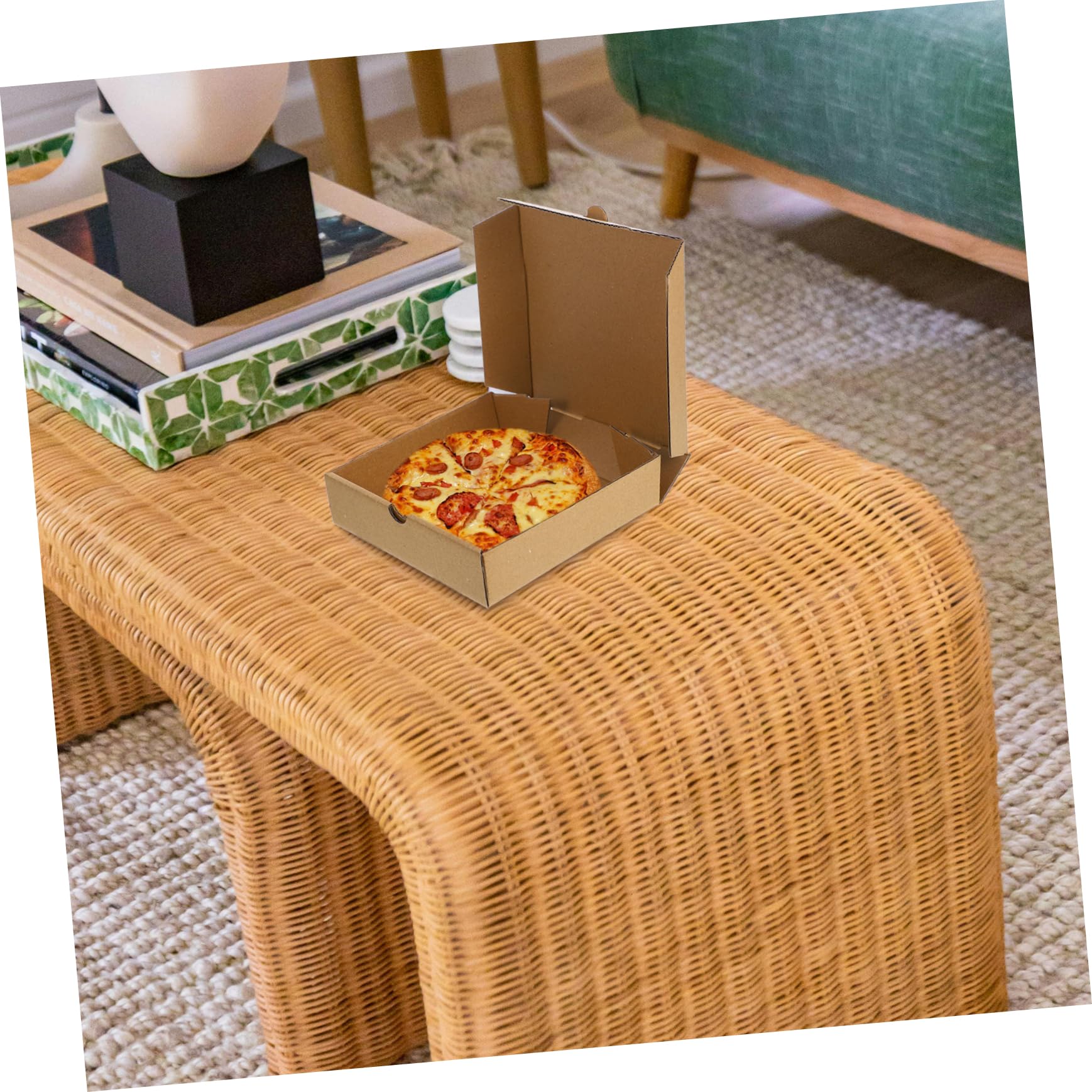 9 inch 3 Compartment Compostable Clamshell Take Out Container - Sugarcane Bagasse, Tree Free - Restaurant Supplies, Microwavable, Biodegradable, Recyclable, Hinged Takeout Food Container (450)