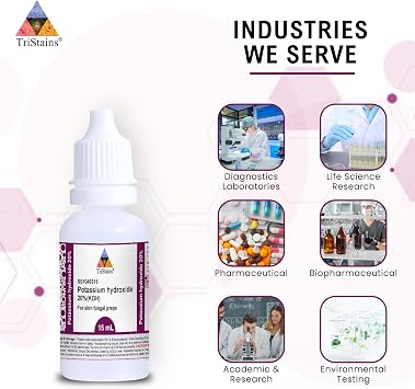 Potassium Hydroxide 20% KOH-15mL Dropper Bottle